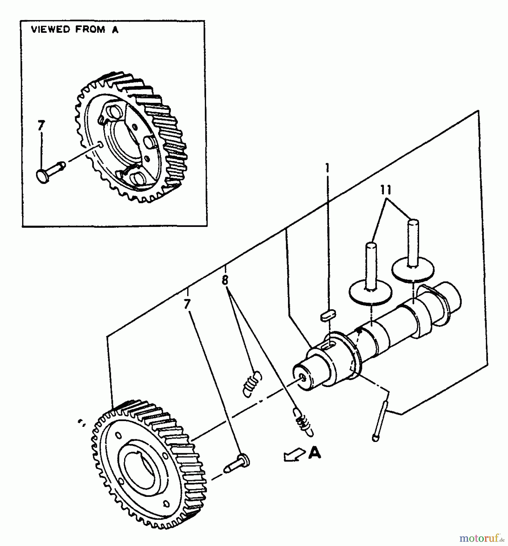  Echo Stromerzeuger EG-4300E - Echo Portable Generator Camshaft