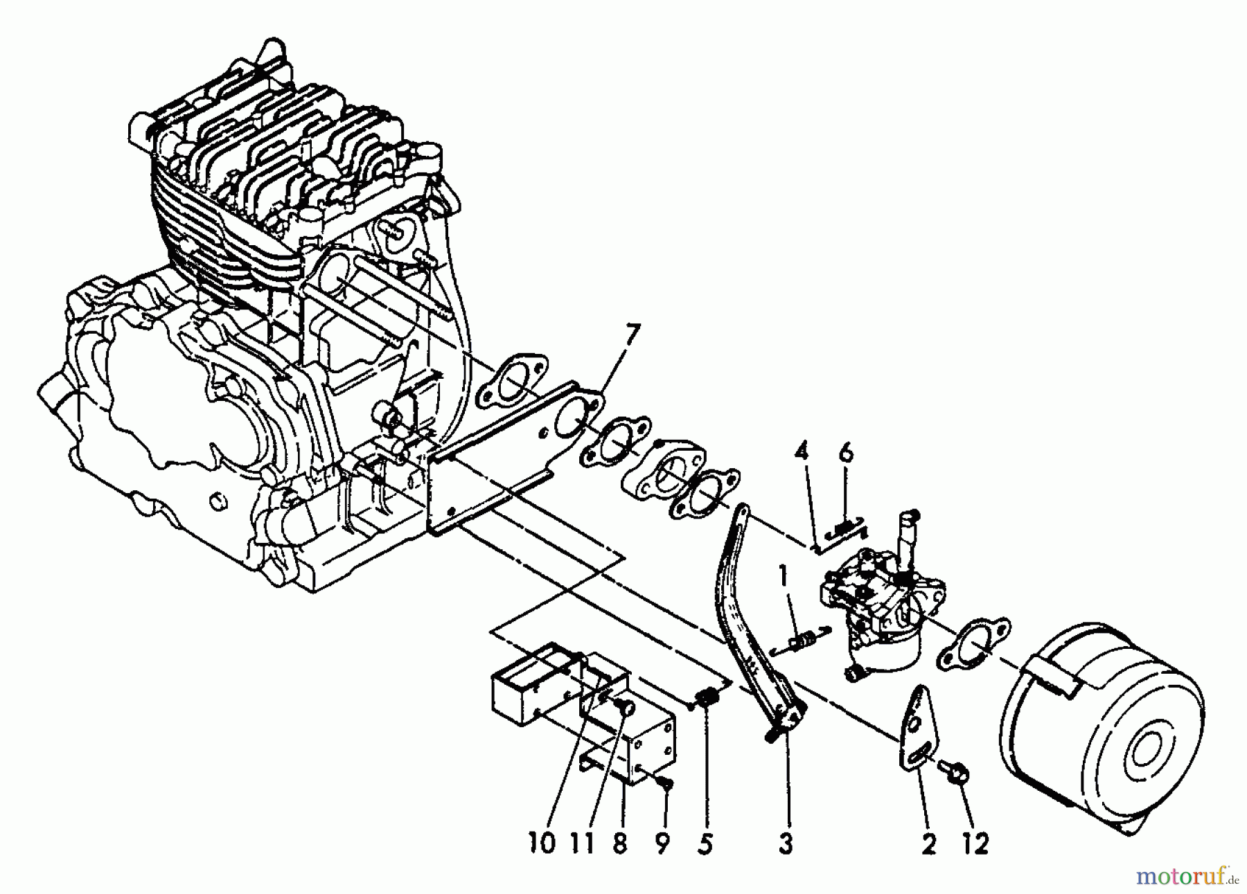  Echo Stromerzeuger EG-4300E - Echo Portable Generator THROTTLE, GOVERNOR LEVER