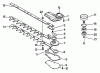 Echo HC-1001 - Hedge Trimmer, S/N: 024001 - 999999 Ricambi Gear Case, Blades, Clutch Drum