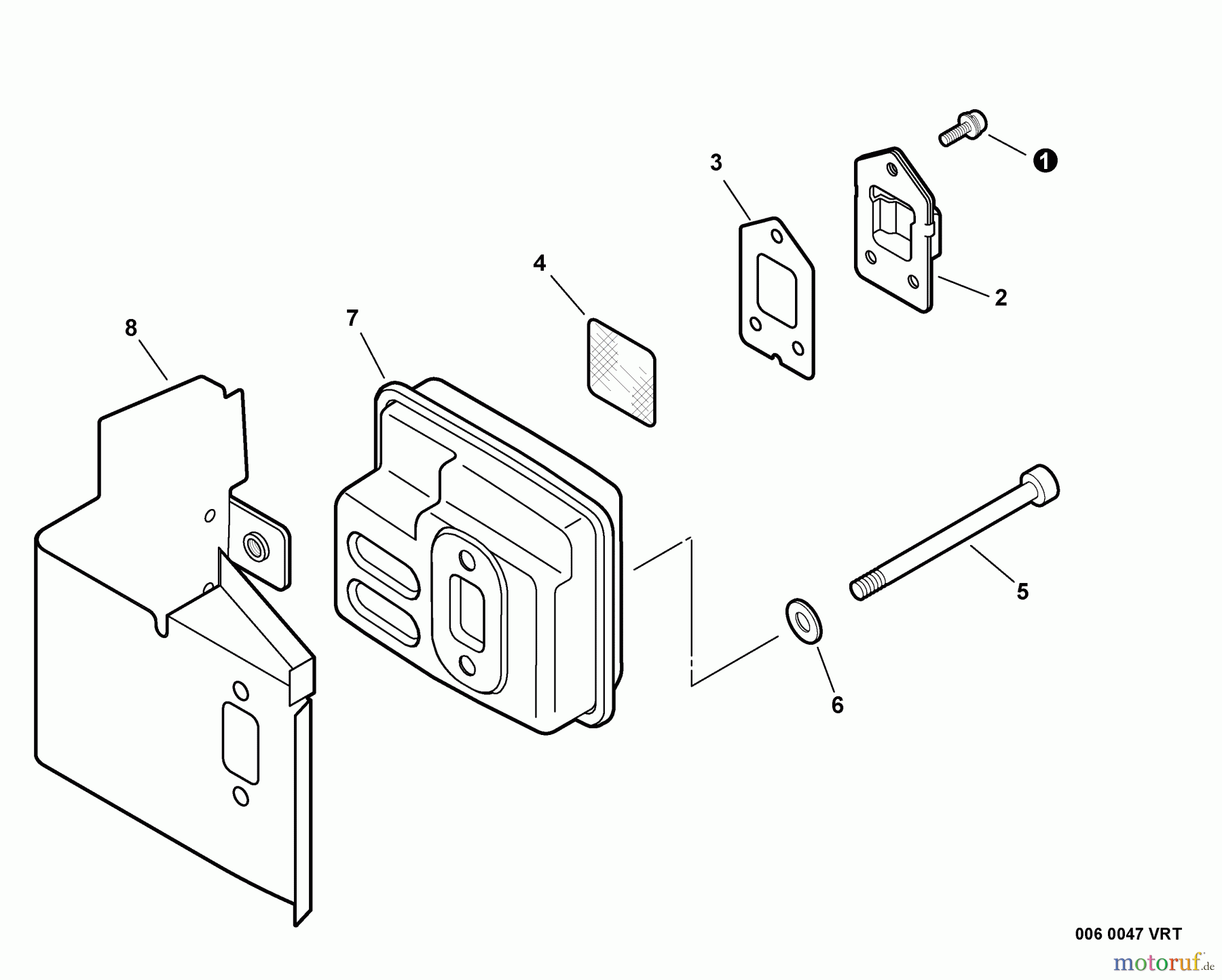  Echo Heckenscheren HC-150 - Echo Hedge Trimmer, S/N: S69811001001 - S69811999999 Exhaust