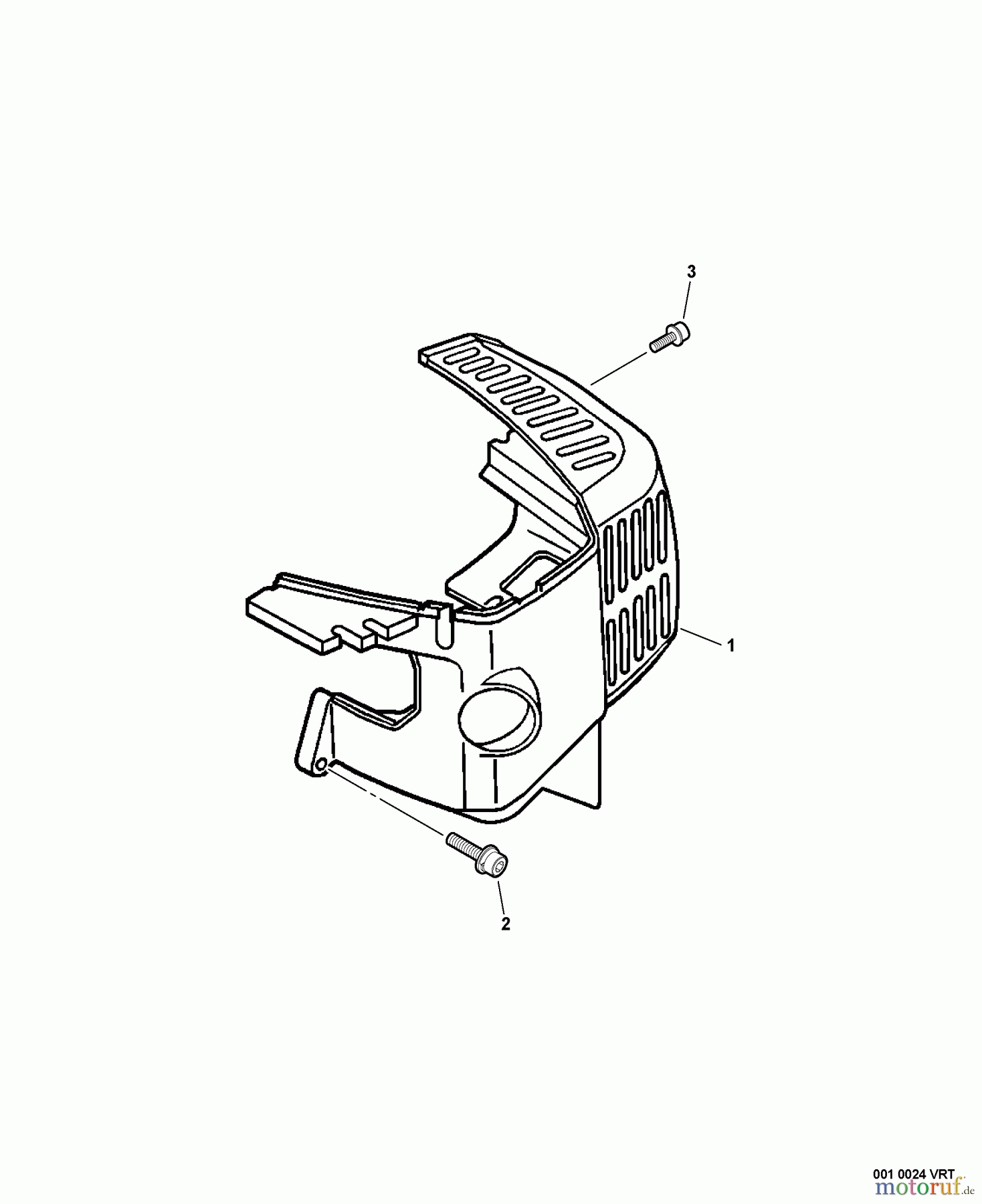 Echo Heckenscheren HC-180 - Echo Hedge Trimmer, S/N: S78012001001 - S78012999999 Engine Cover