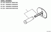 Echo HC-230 - Hedge Trimmer, S/N: 05001001 - 05999999 Ricambi Side Handle  S/N: 05003401-05999999