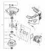 Echo HC-2410 - Hedge Trimmer (Type 1E) Listas de piezas de repuesto y dibujos Crankcase, Cylinder Cover, Engine