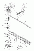 Echo HC-2410 - Hedge Trimmer (Type 1E) Listas de piezas de repuesto y dibujos Gear Case, Blades