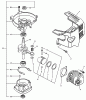 Echo HC-2410 - Hedge Trimmer (Type 2E) Listas de piezas de repuesto y dibujos Engine, Cylinder