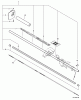 Echo HCA-260 - Hedge Trimmer, S/N: 07001001 - 07999999 Listas de piezas de repuesto y dibujos Main Pipe Assembly, Driveshaft  S/N: 07001351 - 07999999