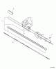 Echo SHC-210 - Shaft Hedge Trimmer, S/N: 05001001 - 05999999 Listas de piezas de repuesto y dibujos Main Pipe Assembly  S/N: 05001001 - 05008267