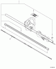 Echo SHC-225 - Shaft Hedge Trimmer, S/N: S85513001001 - S85513999999 Pièces détachées Main Pipe Assembly, Driveshaft