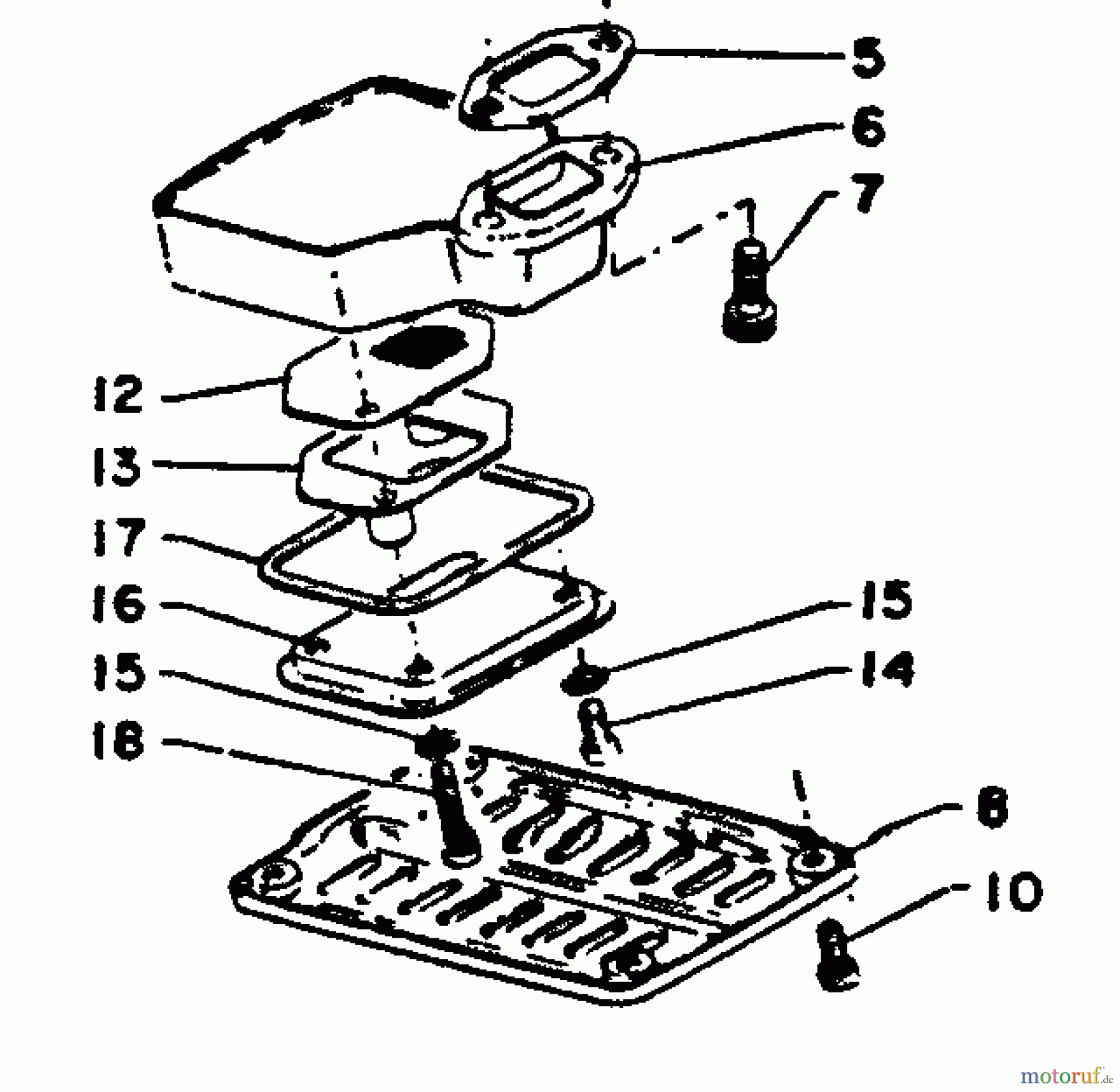  Echo Sägen, Kettensägen CS-302 - Echo Chainsaw Exhaust, Spark Arrestor