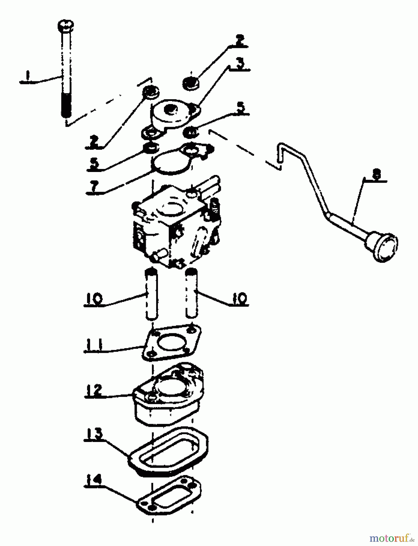  Echo Sägen, Kettensägen CS-302S - Echo Chainsaw, S/N: 00000 - 17500 Intake, Exhaust