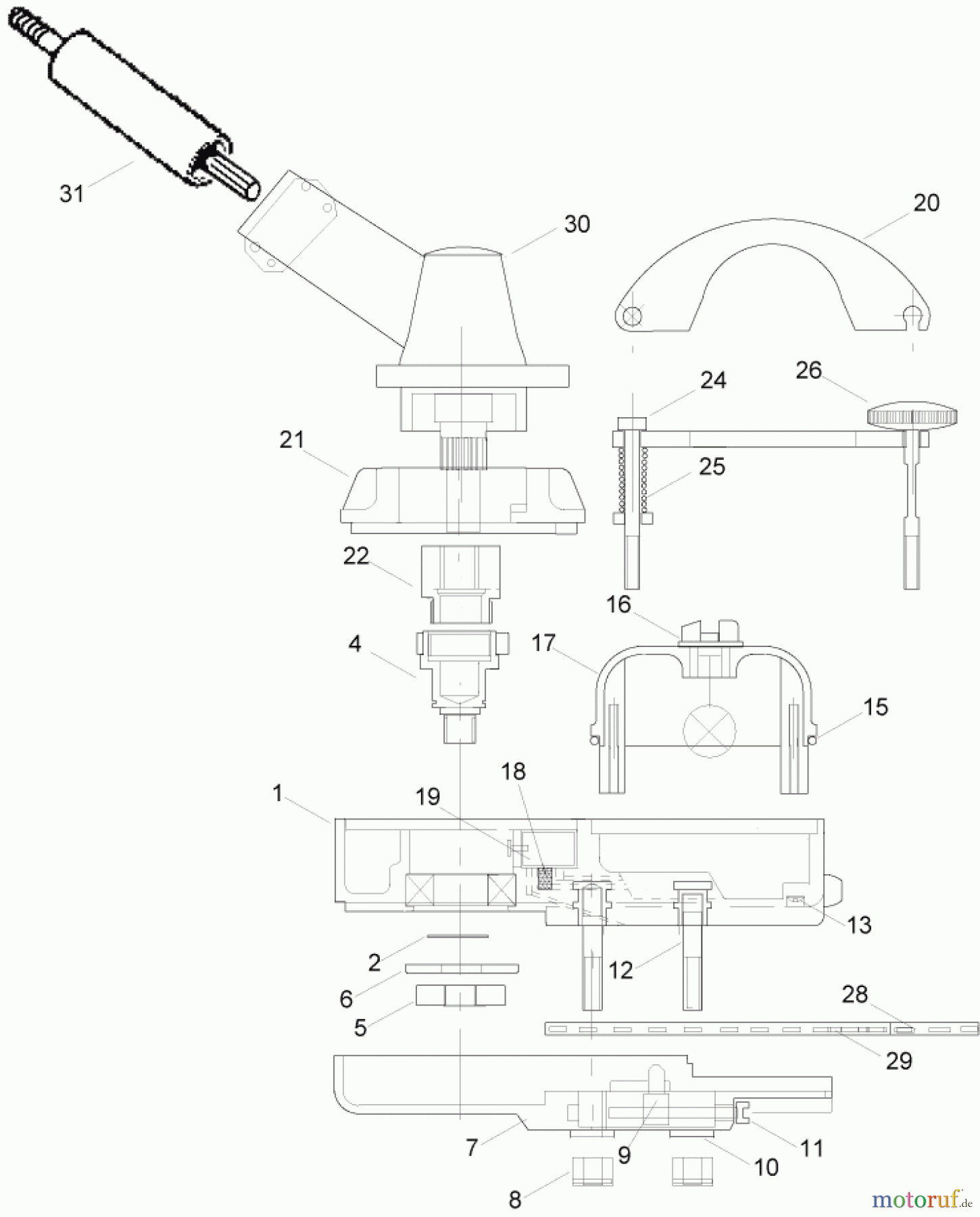 Solo by AL-KO Gartentechnik Motorsensen 132 Hoch-Entaster Vorsatz Hoch-Entaster Vorsatz Seite 1