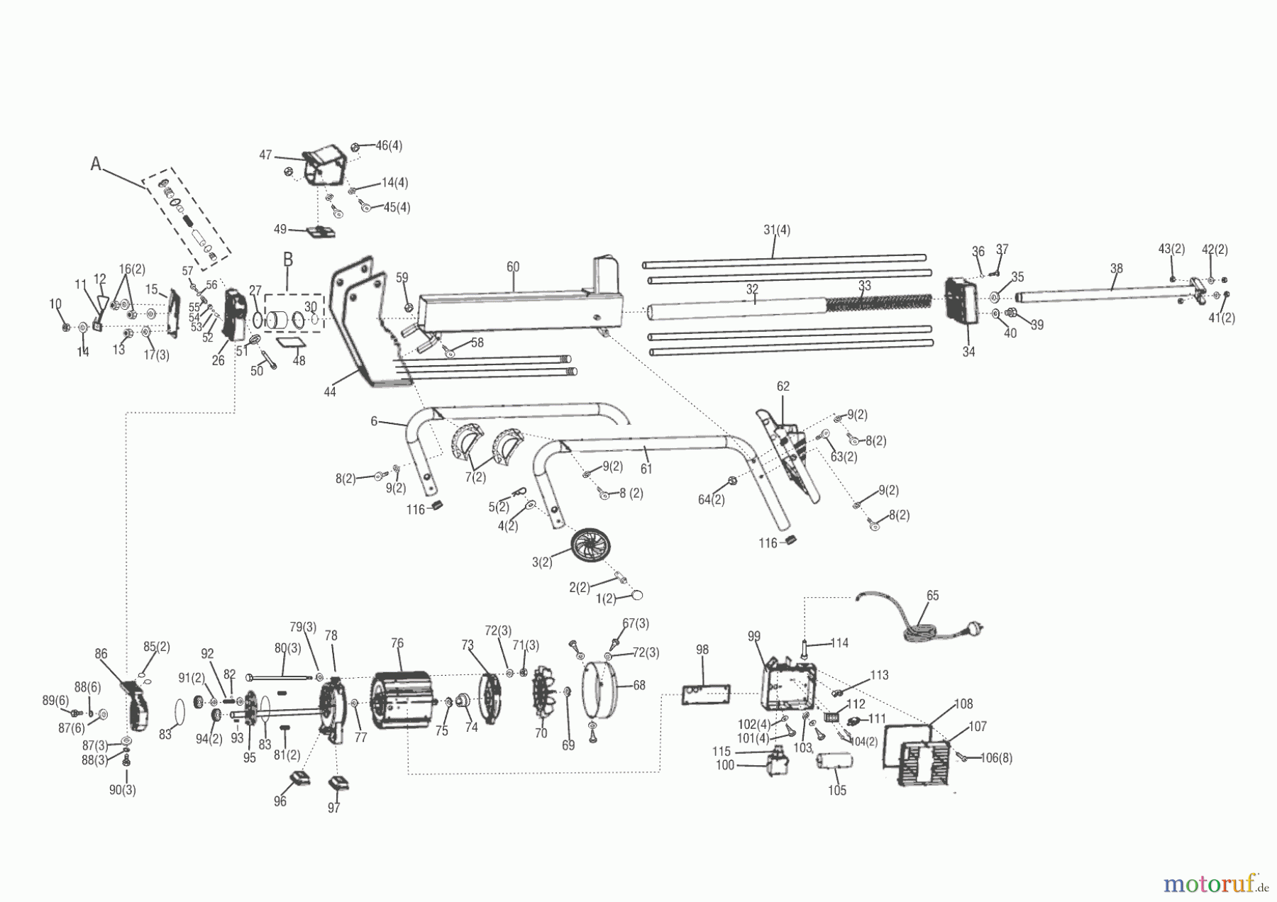 AL-KO Heimwerkertechnik Holzspalter KHS 3704 03/1980 - 08/2014 Seite 1