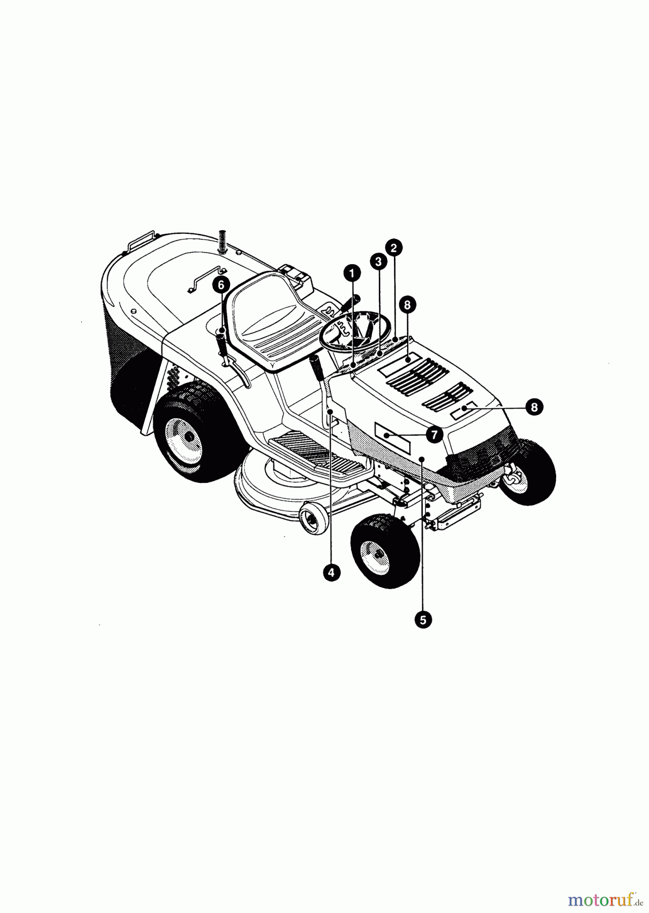 Concord Gartentechnik Rasentraktor T16/102 RD Hydro ab 01/1997 Seite 14