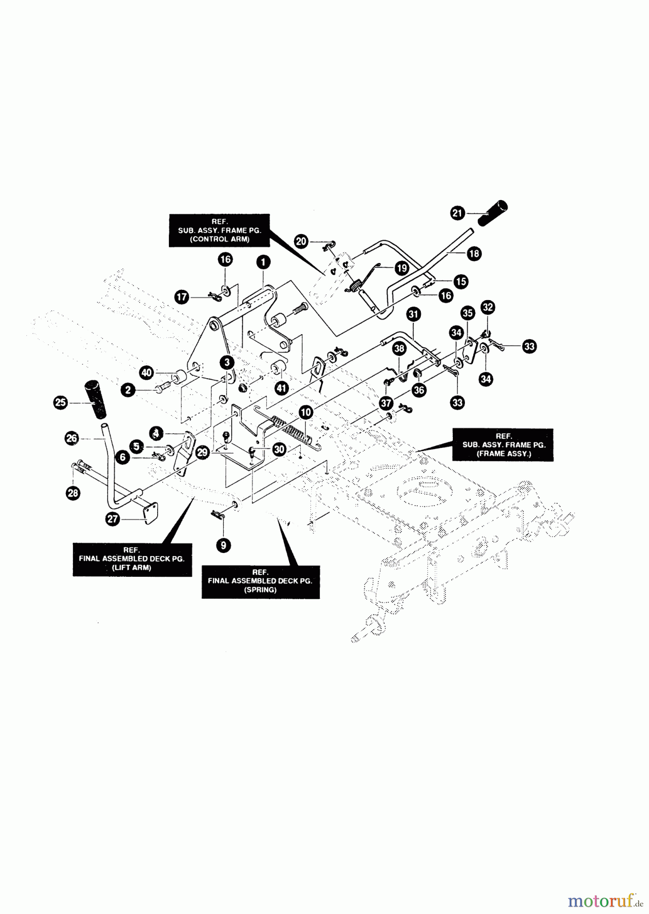 Concord Gartentechnik Rasentraktor T16/102 RD Hydro ab 01/1997 Seite 6