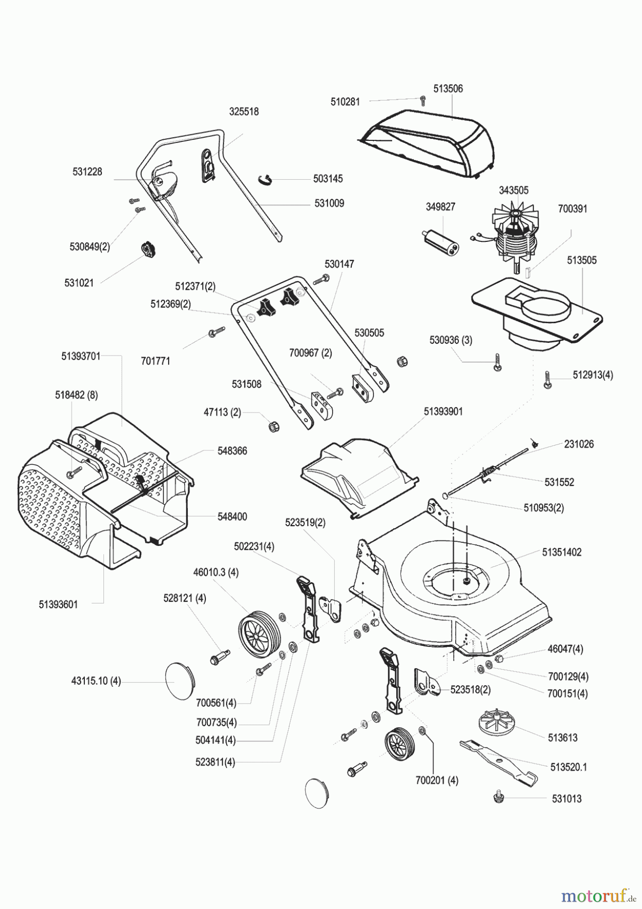 AL-KO Gartentechnik Elektrorasenmäher Hobbygro CL 470 E 12/1998 Seite 1