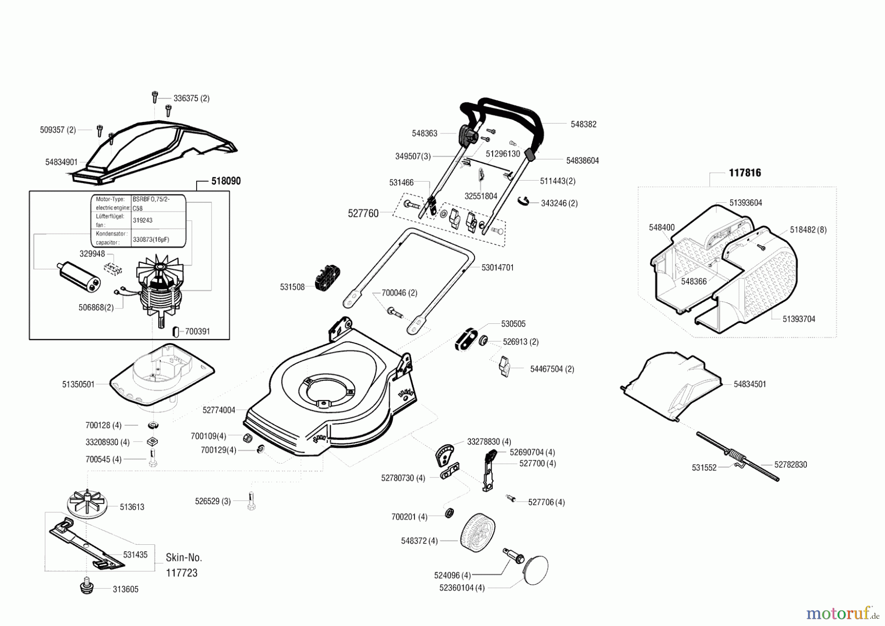 AL-KO Gartentechnik Elektrorasenmäher COMFORT 42 E 12/1999 - 01/2001 Seite 1