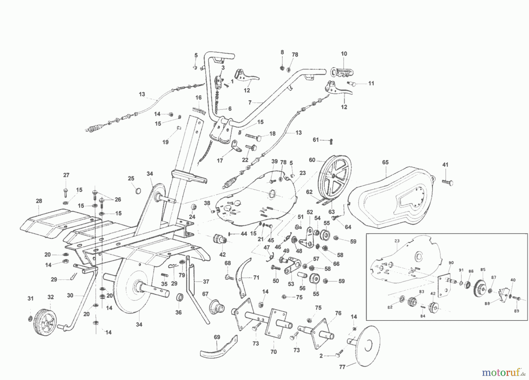 AL-KO Gartentechnik Motorhacken MH 5060 04/2001 Seite 1