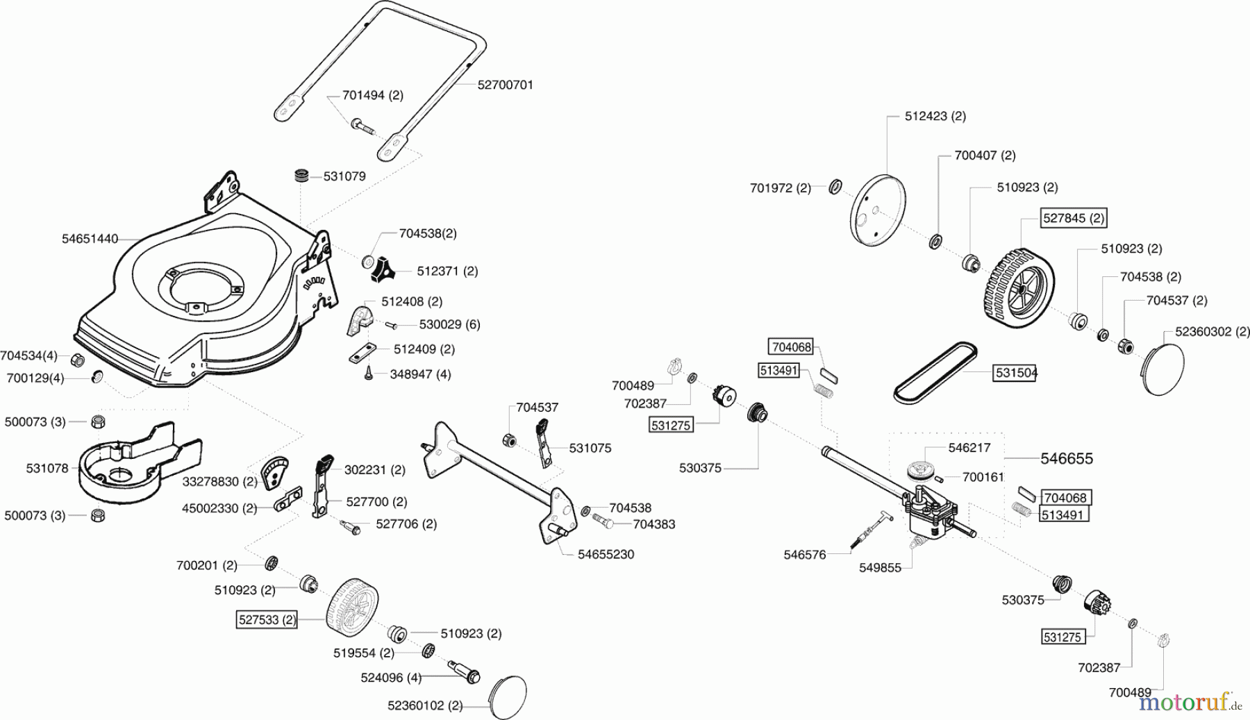 AL-KO Gartentechnik Benzinrasenmäher 4600 HR 10/2003 - 04/2004 Seite 2
