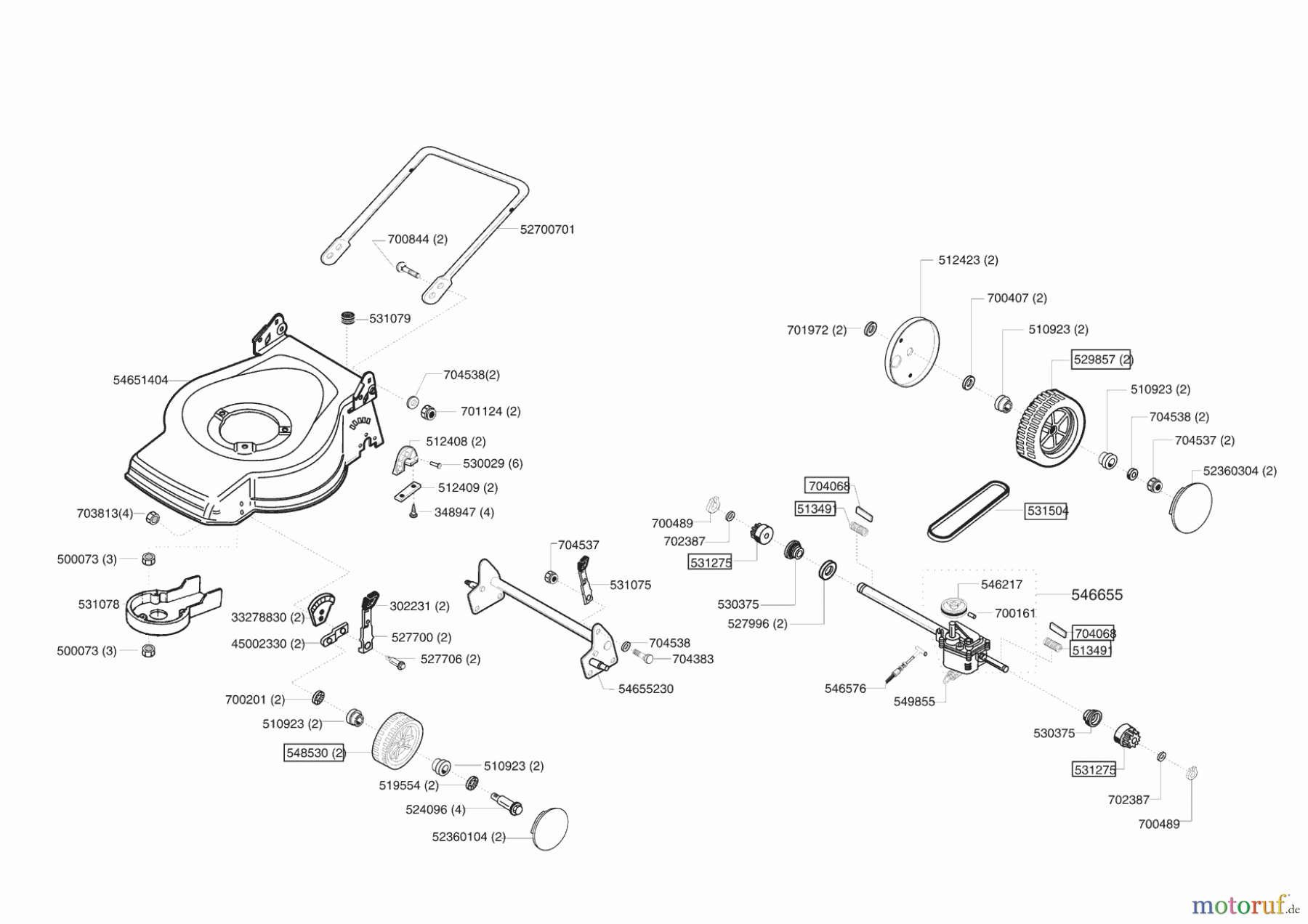AL-KO Gartentechnik Benzinrasenmäher CLASSIC 46 BR ab 01/2005 Seite 2