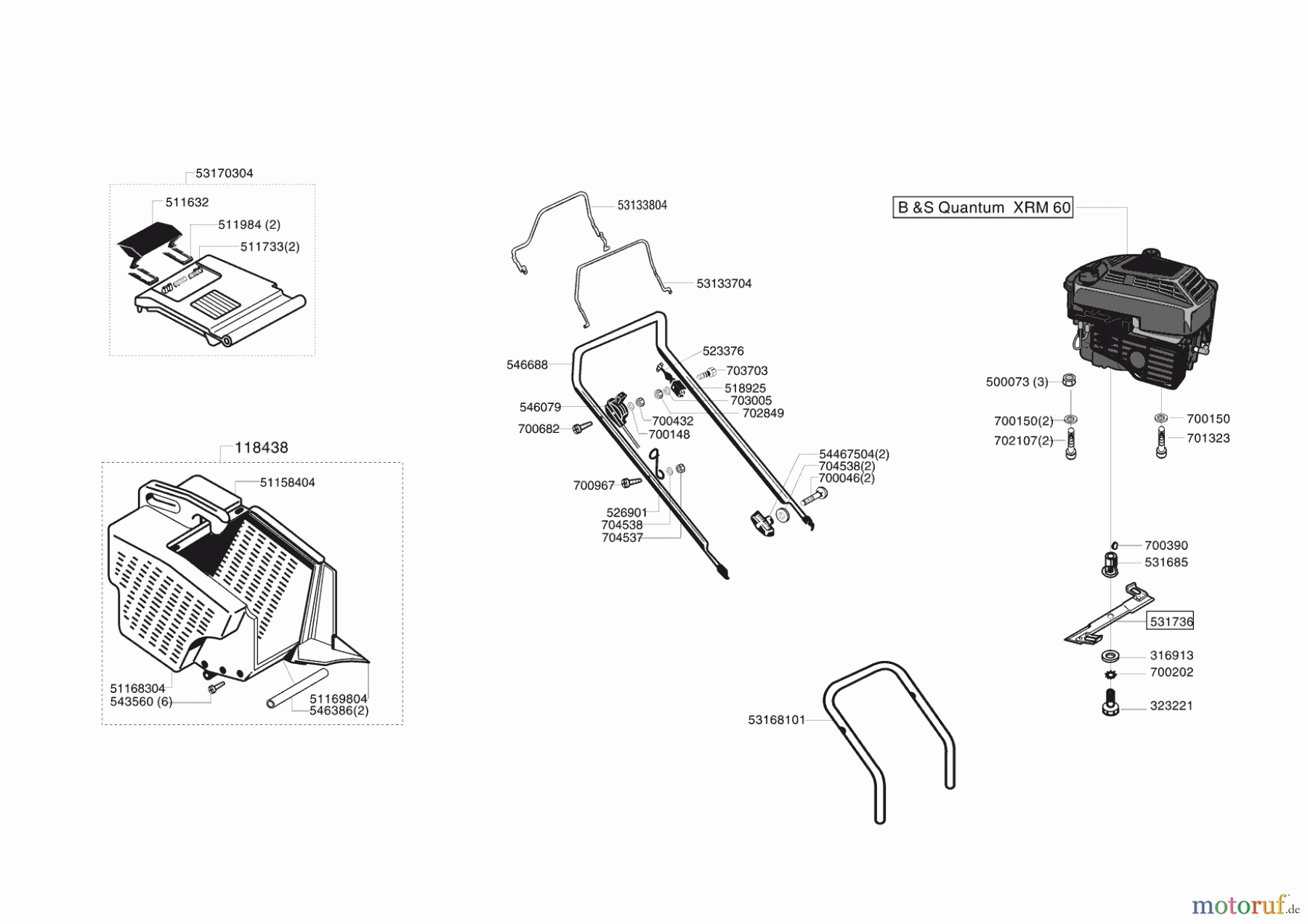  Ginge Gartentechnik Benzinrasenmäher Premium 6000 B Auto 09/2005 - 10/2007 Seite 1