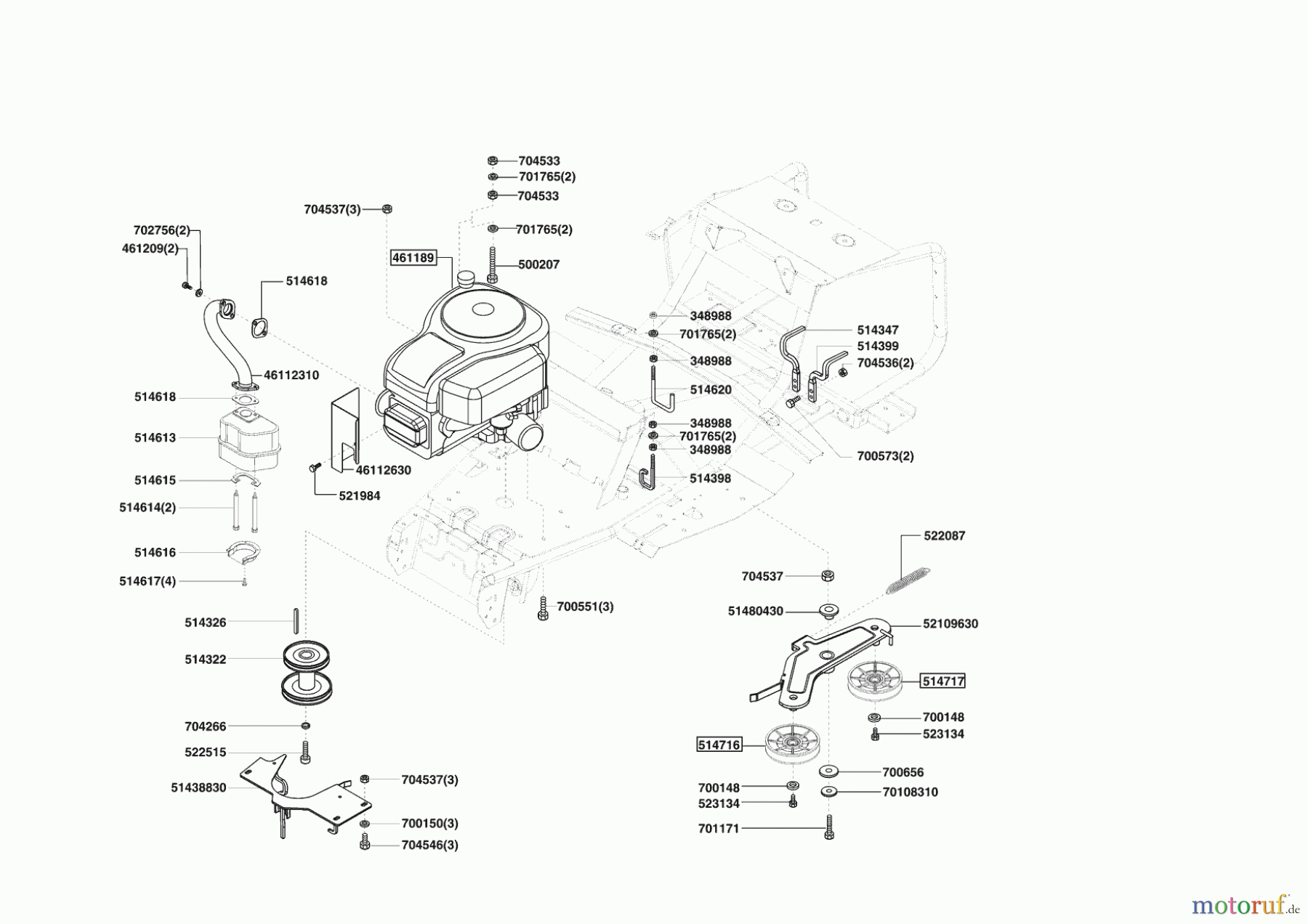  Powerline Gartentechnik Rasentraktor T13-82 Seite 4