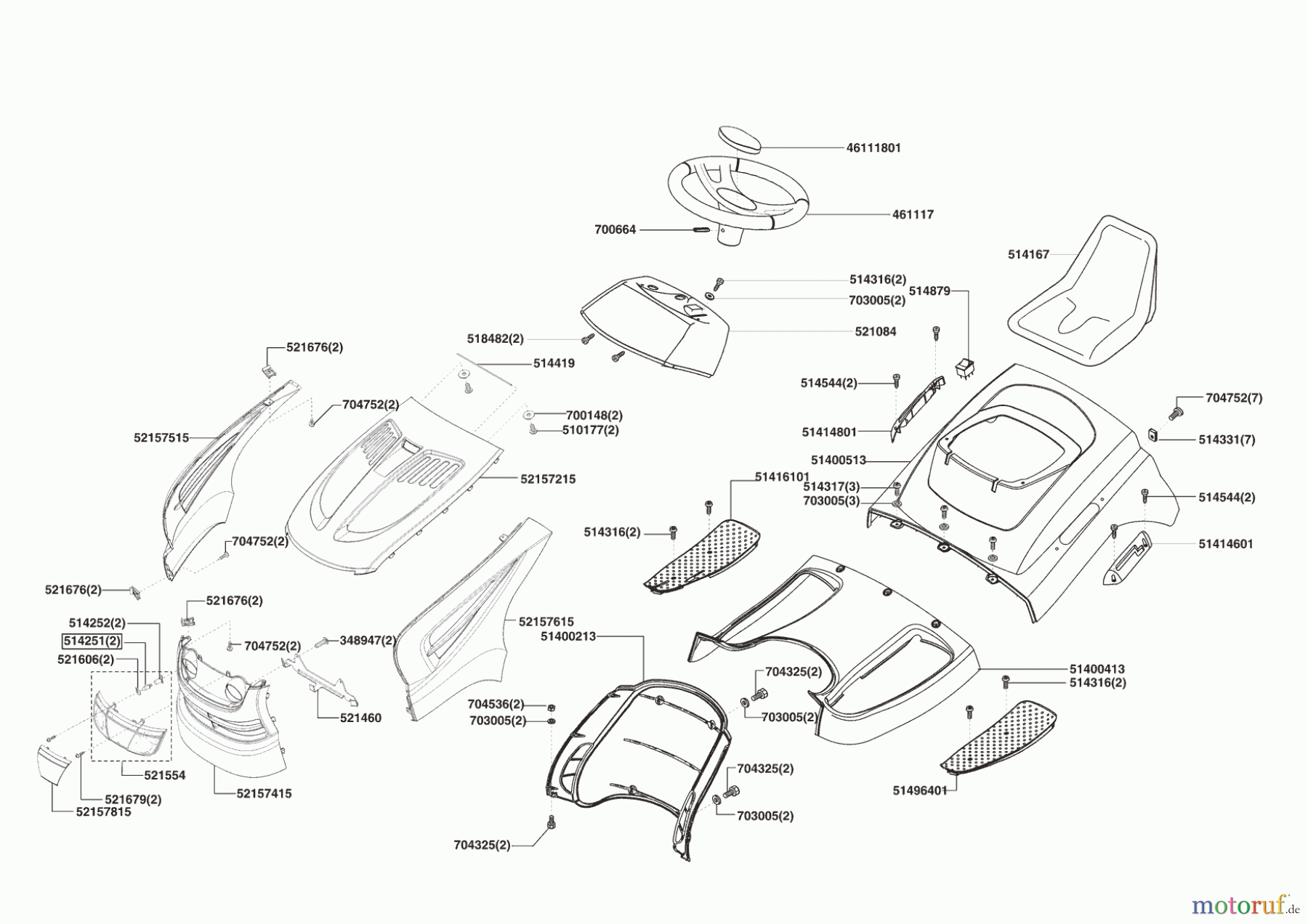 AL-KO Gartentechnik Rasentraktor T15/102 MARINA 01/2006 - 07/2012 Seite 1
