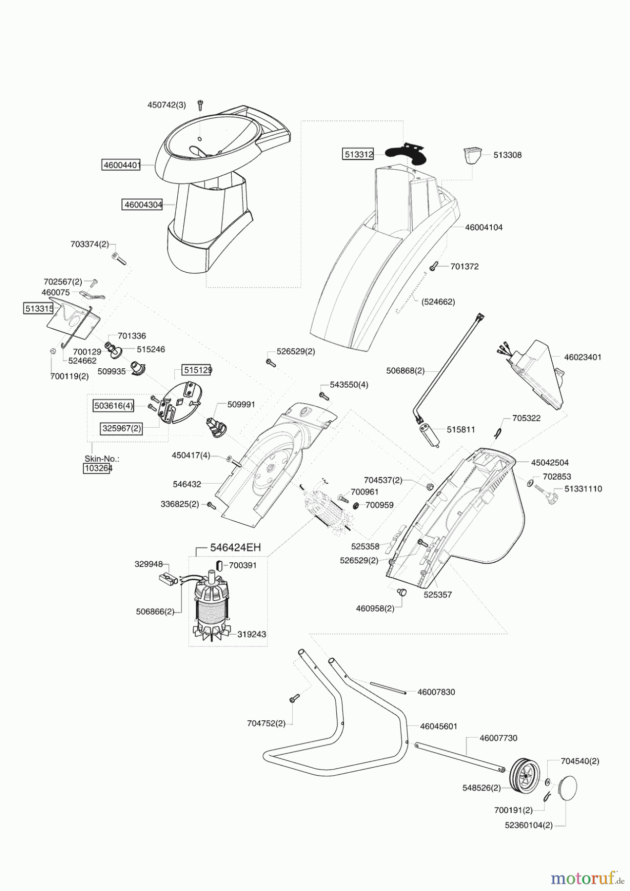 AL-KO Gartentechnik Gartenhäcksler Powerslider 2500 ab 09/2006 Seite 1