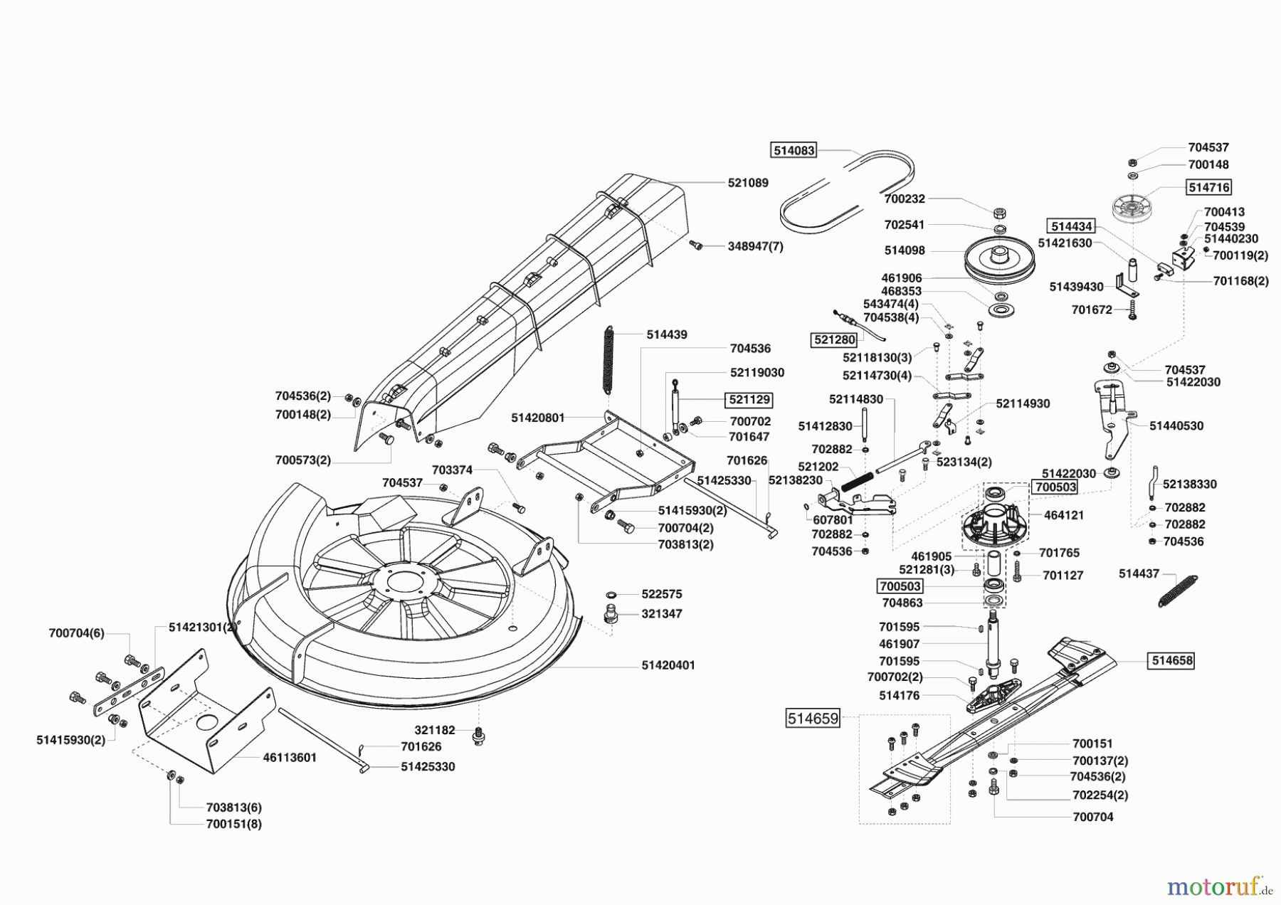 AL-KO Gartentechnik Rasentraktor T13-85 LUX HVC ab 10/2007 Seite 5