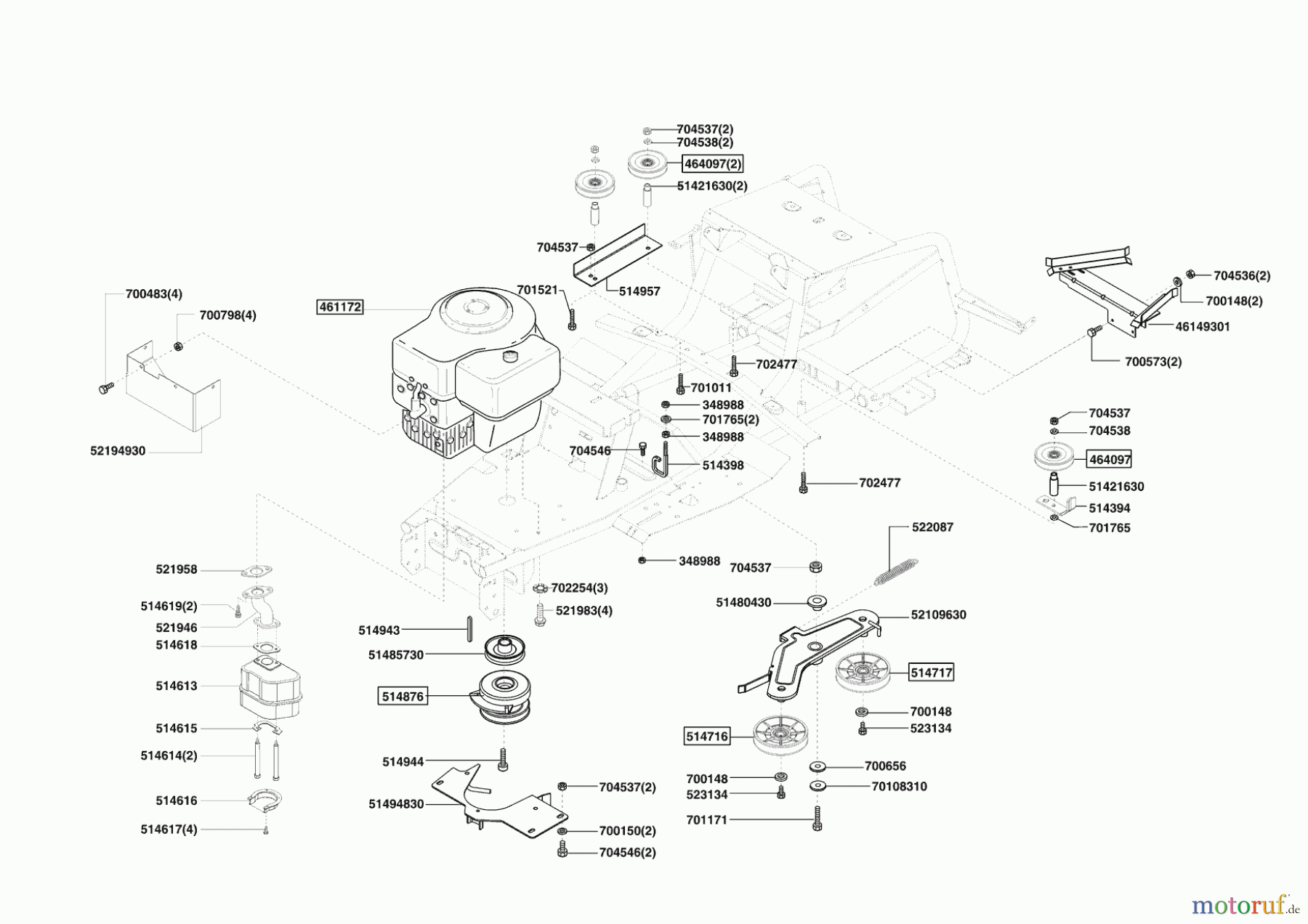  Jardi-Pro Gartentechnik Rasentraktor T 1000 ab 10/2007 Seite 4