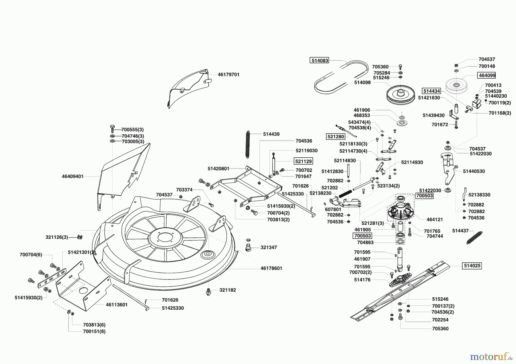  Sigma Gartentechnik Rasentraktor T 13/82 S BIO-COMBI 10/2007 - 11/2008 Seite 5