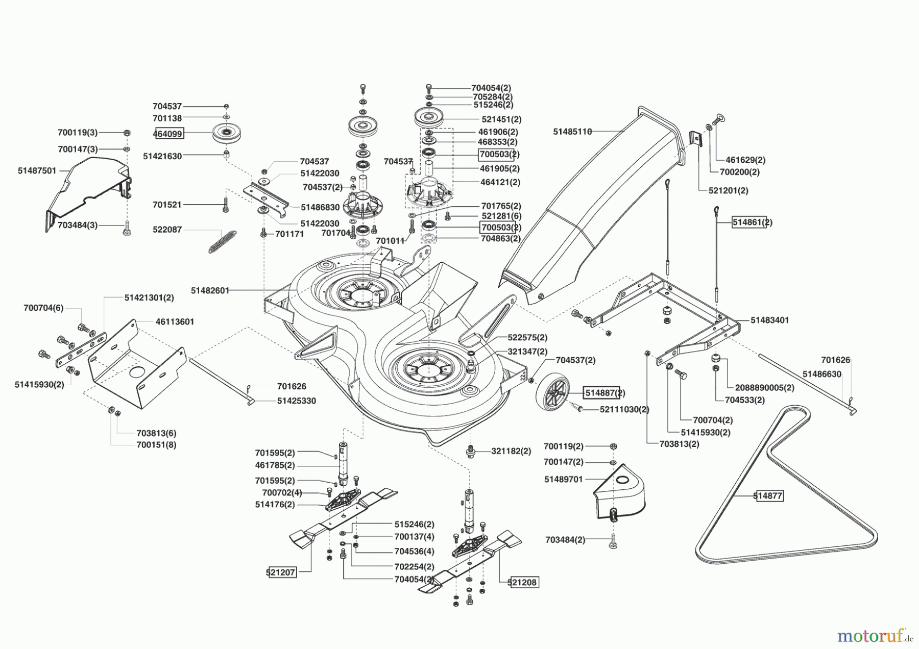 AL-KO Gartentechnik Rasentraktor COMFORT T 1000 HD 10/2007 - 11/2008 Seite 5