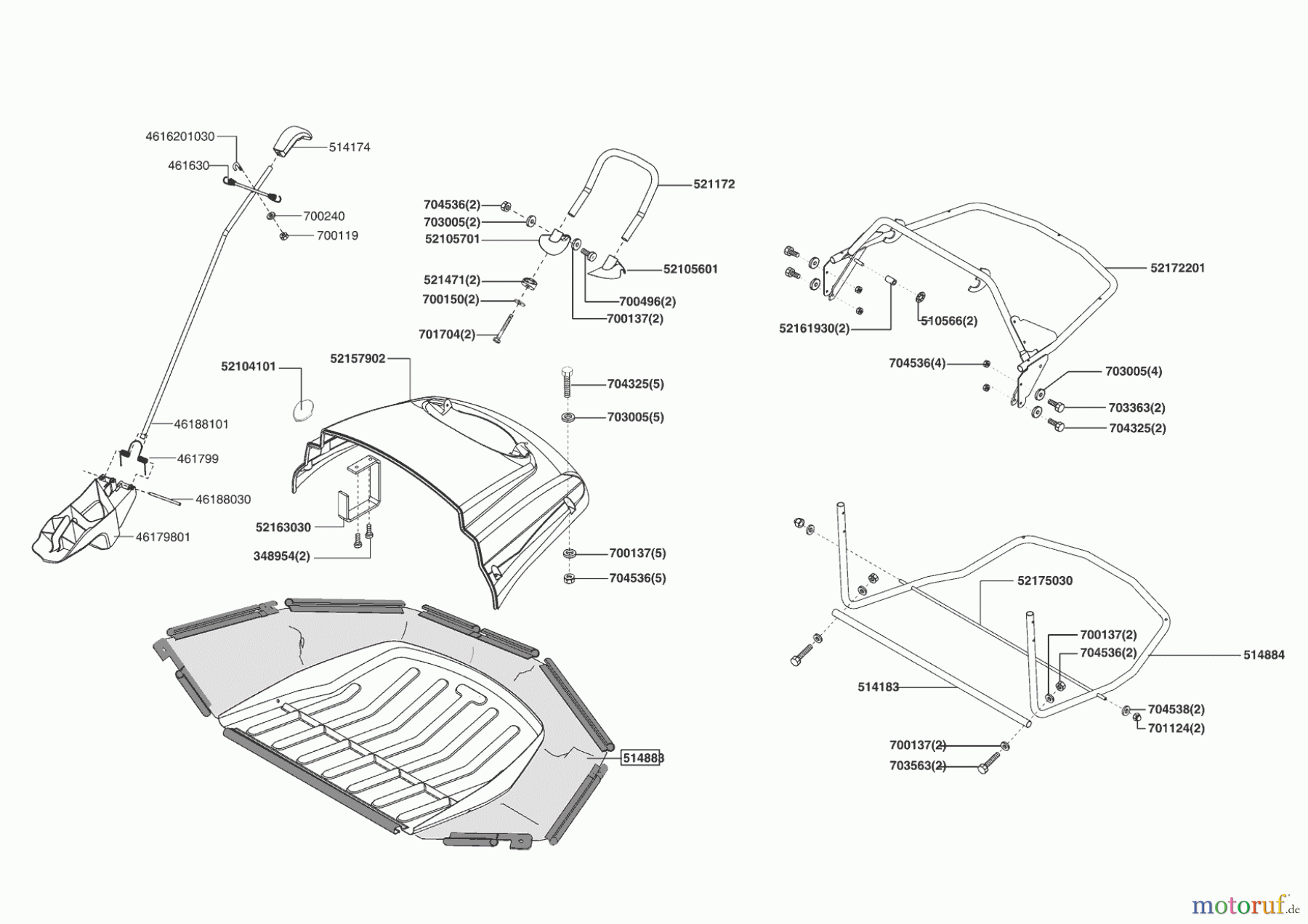 Powerline Gartentechnik Rasentraktor T 15-92 HDE 11/2007 - 02/2009 Seite 7