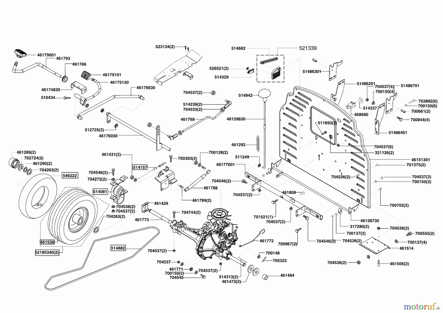 AL-KO Gartentechnik Rasentraktor T18-102 HD MASPORT Seite 3
