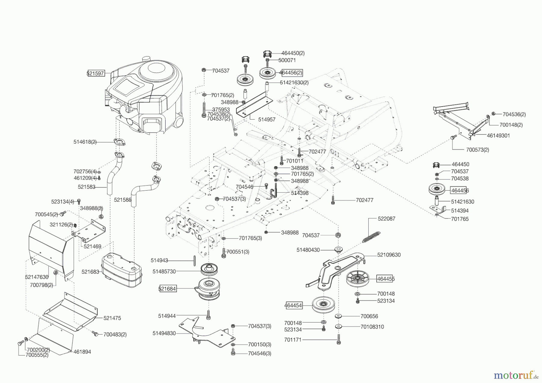  Powerline Gartentechnik Rasentraktor T 20-102 HDE Seite 4