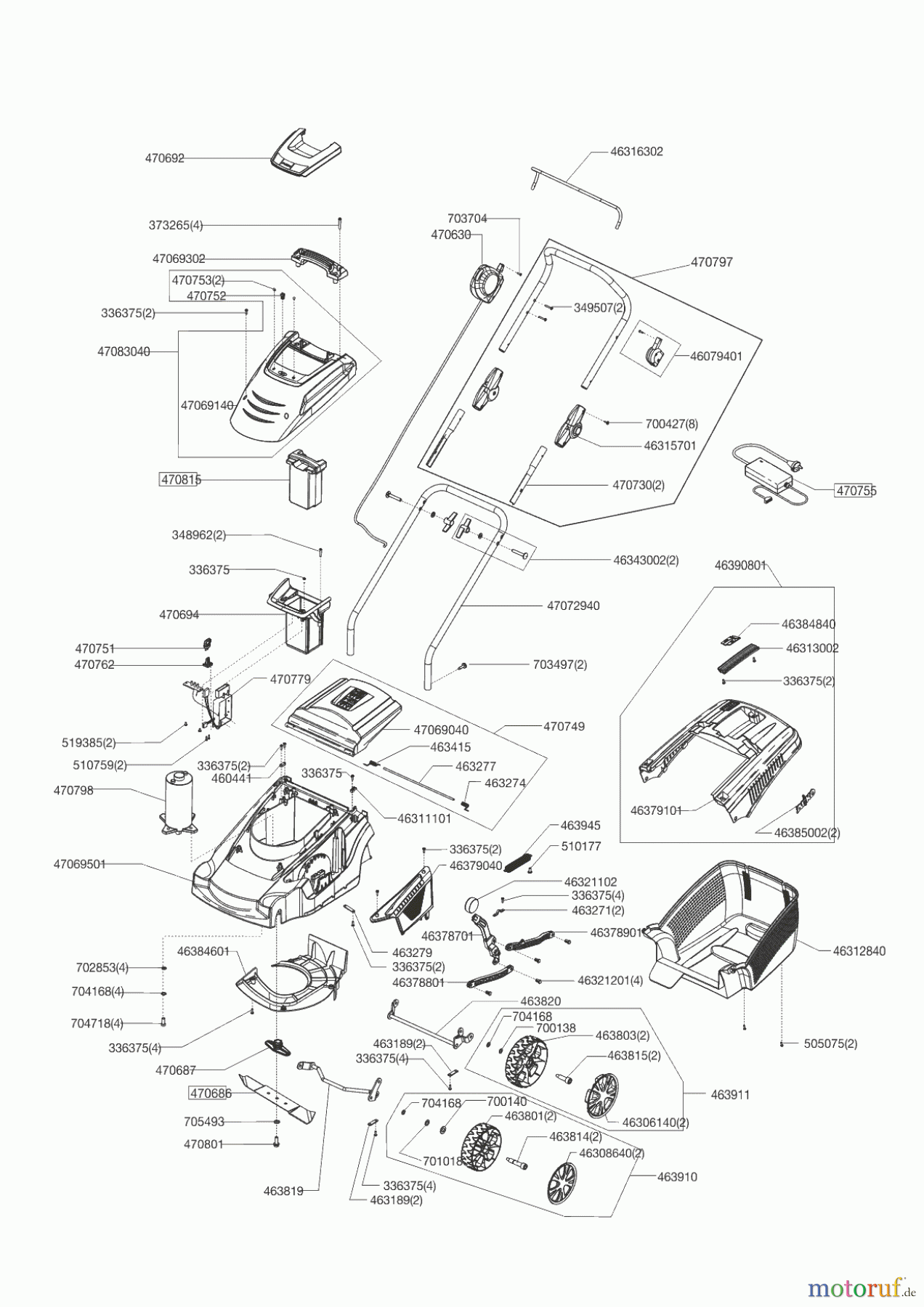 AL-KO Gartentechnik Elektrorasenmäher Comfort 34 LI Akku ab 01/2011 Seite 1