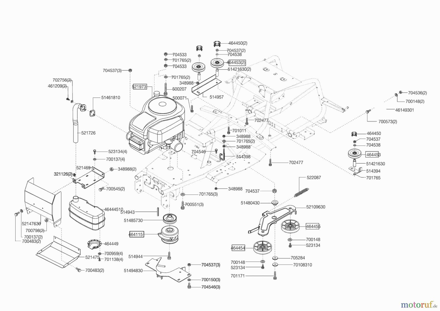 AL-KO Gartentechnik Rasentraktor T17-102 HD SUPER HVC 02/2014 Seite 4