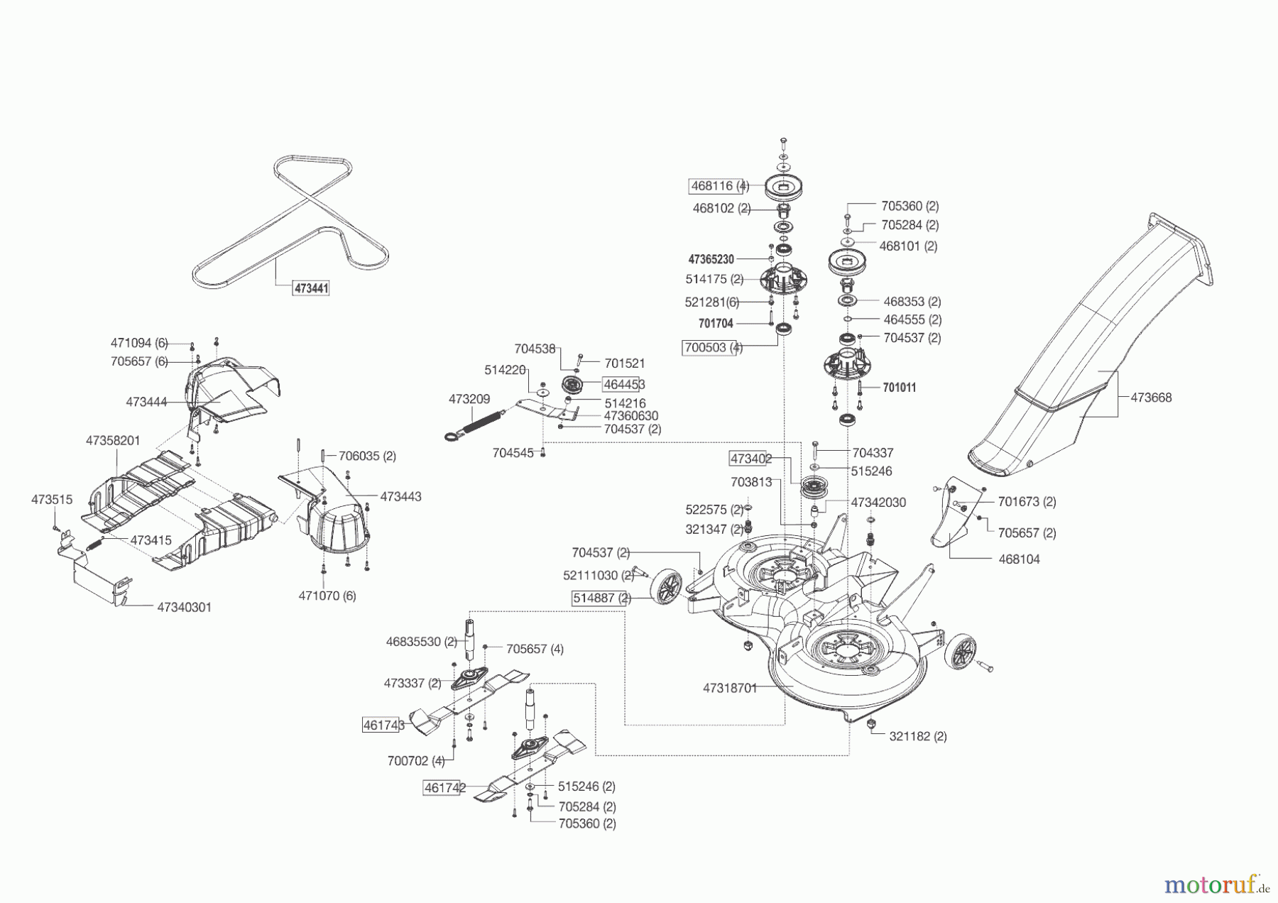  Powerline Gartentechnik Rasentraktor T 15-95.4 HD-A  09/2014 - 03/2016 Seite 6