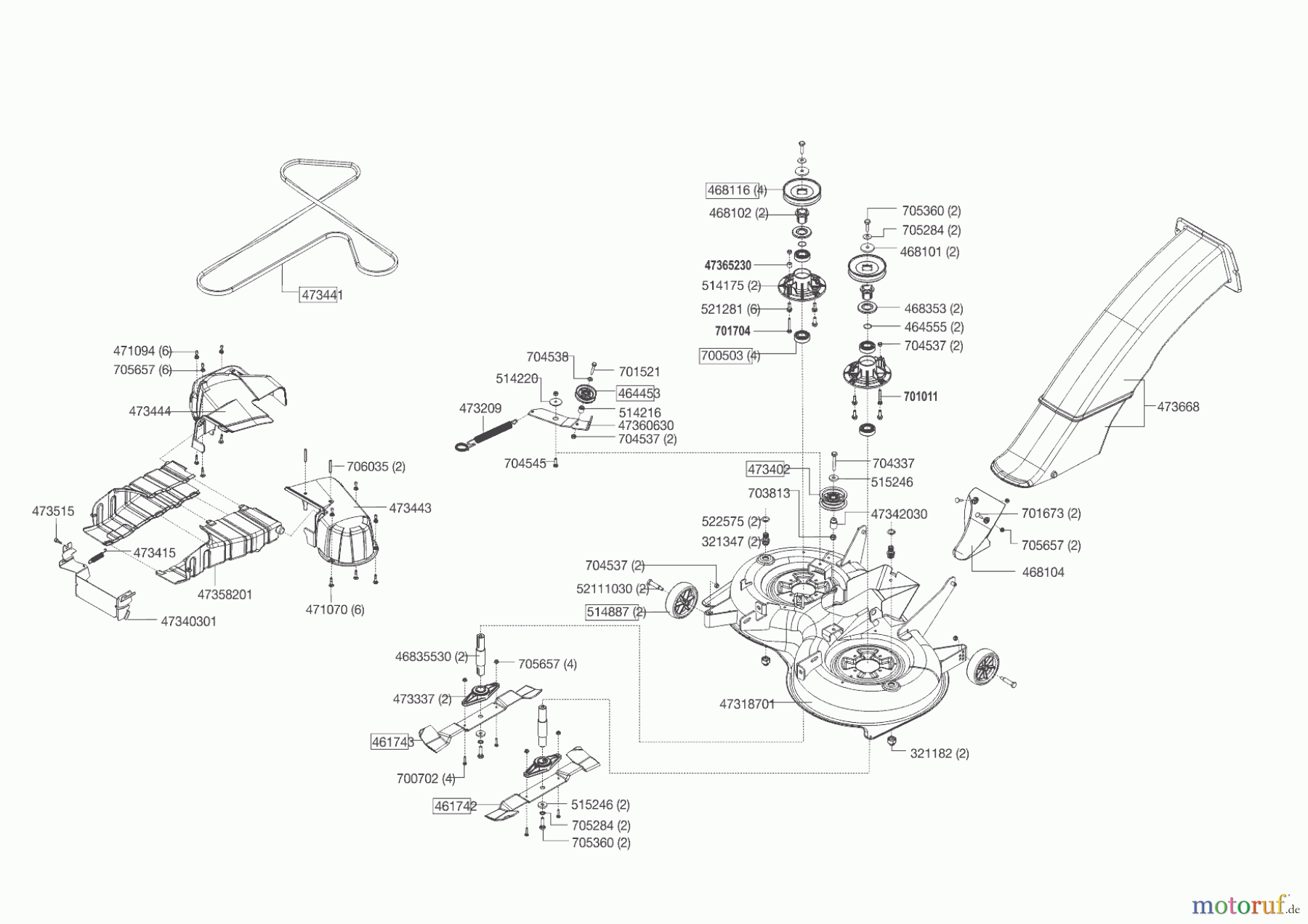  Powerline Gartentechnik Rasentraktor T 18-95.4 HD  09/2014 - 03/2016 Seite 6