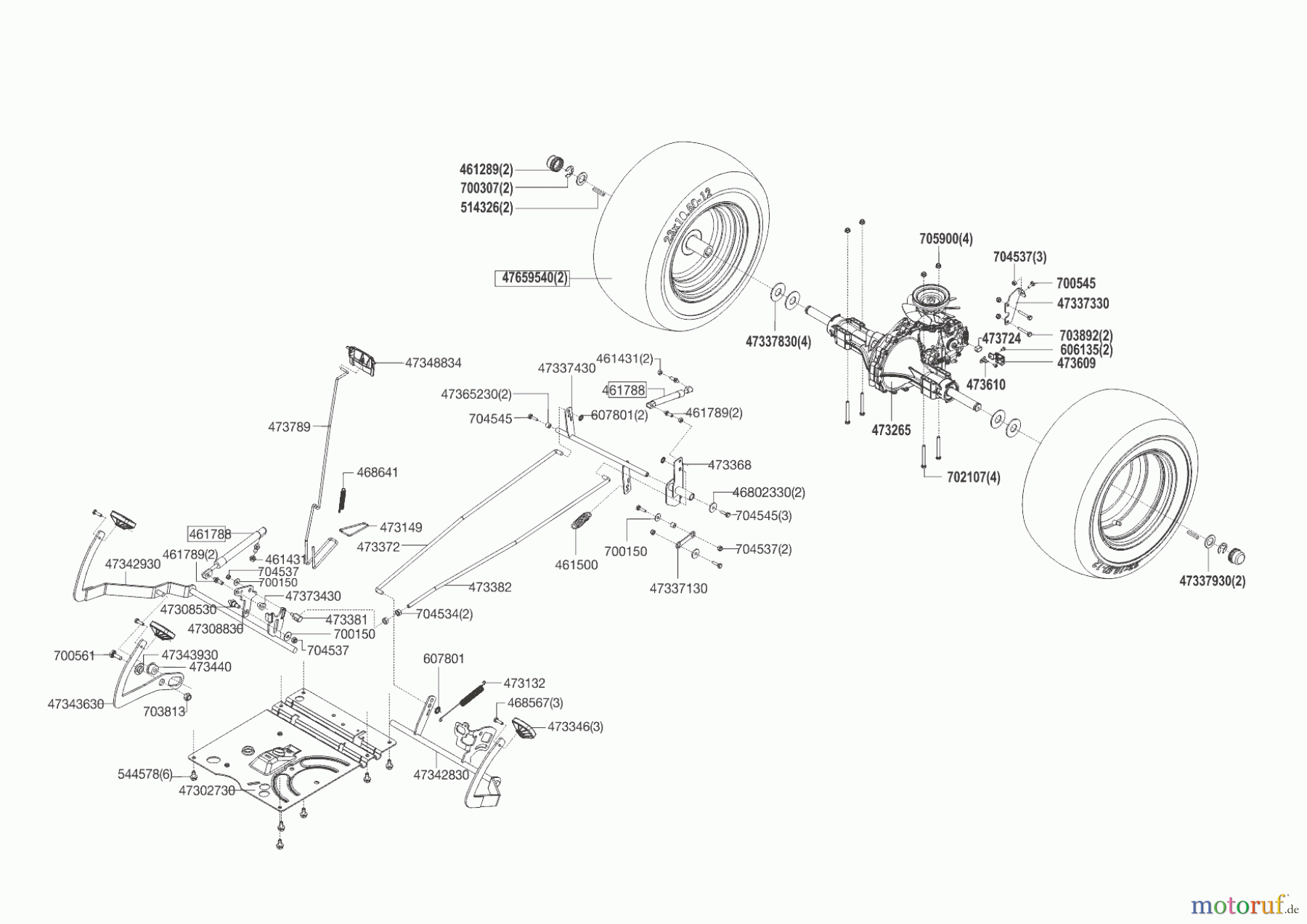  Powerline Gartentechnik Rasentraktor T20-105.4 HDE V2  09/2014 - 09/2016 Seite 4