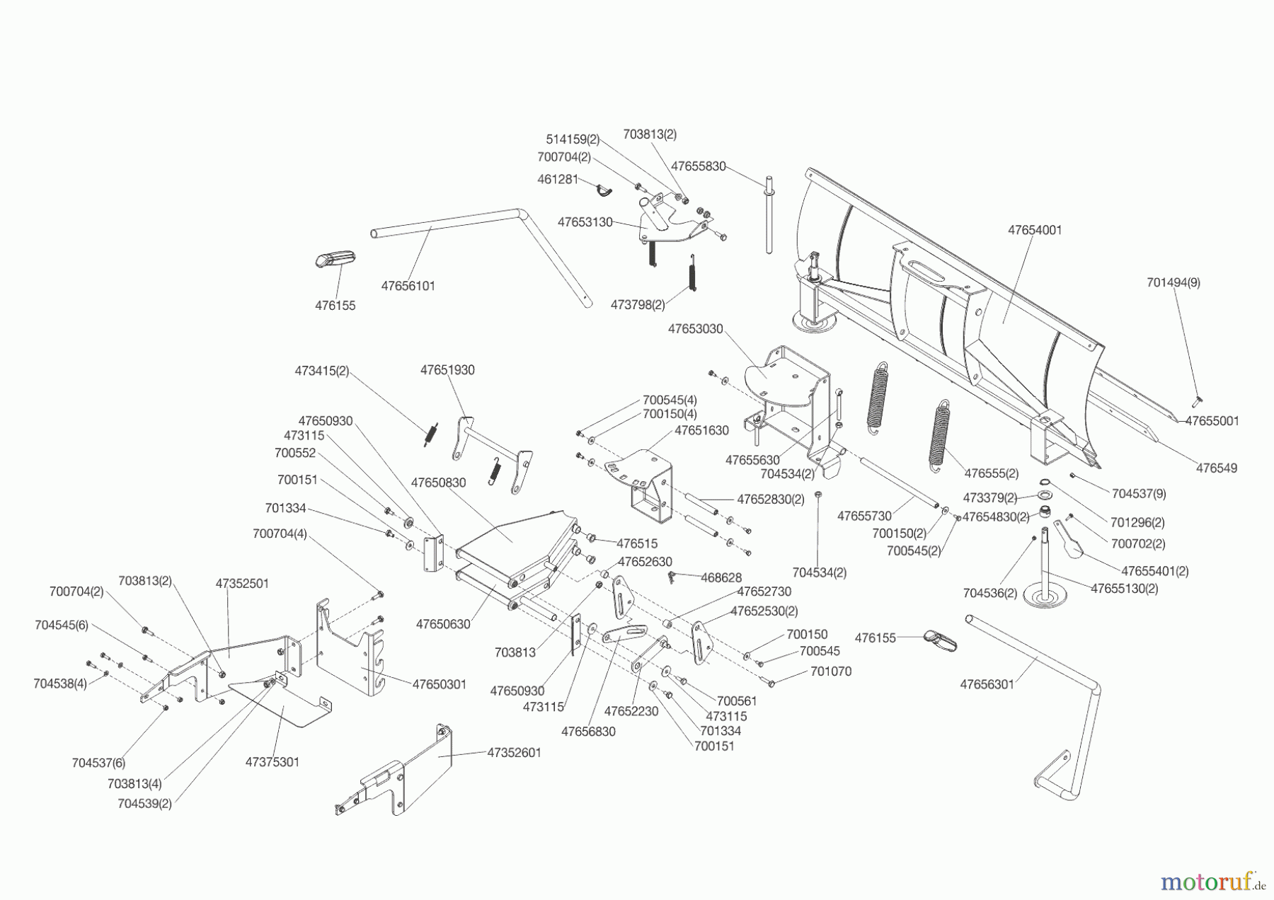Powerline Gartentechnik Zubehör Gartentechnik SCHNEESCHILD + EINBAURAHMEN TRAKTOR 02/2015 - 05/2015 Seite 1