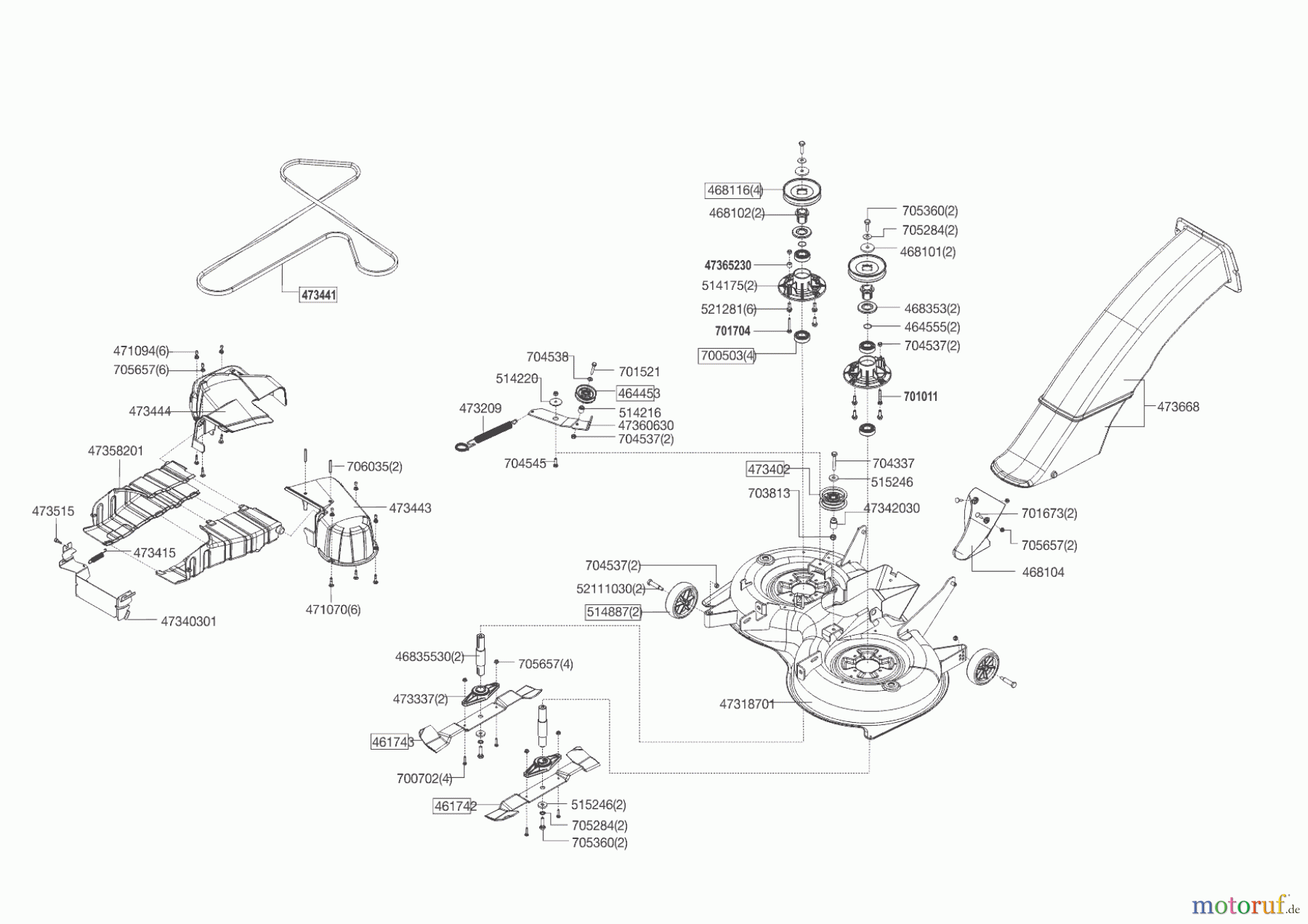  Powerline Gartentechnik Rasentraktor T 15-95.4 HD-A  ab 09/2016 Seite 6