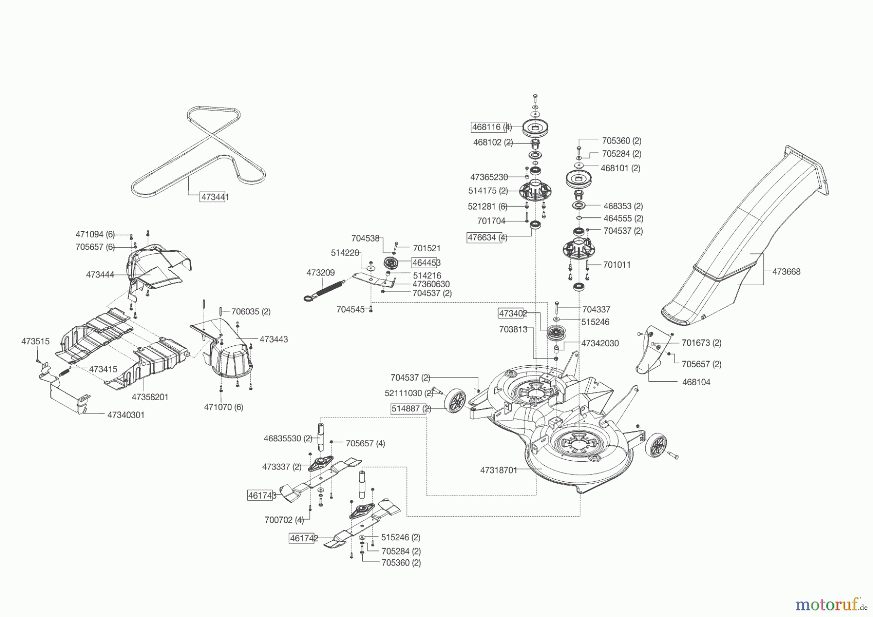  Powerline Gartentechnik Rasentraktor T 18-95.4 HD  ab 09/2016 Seite 6