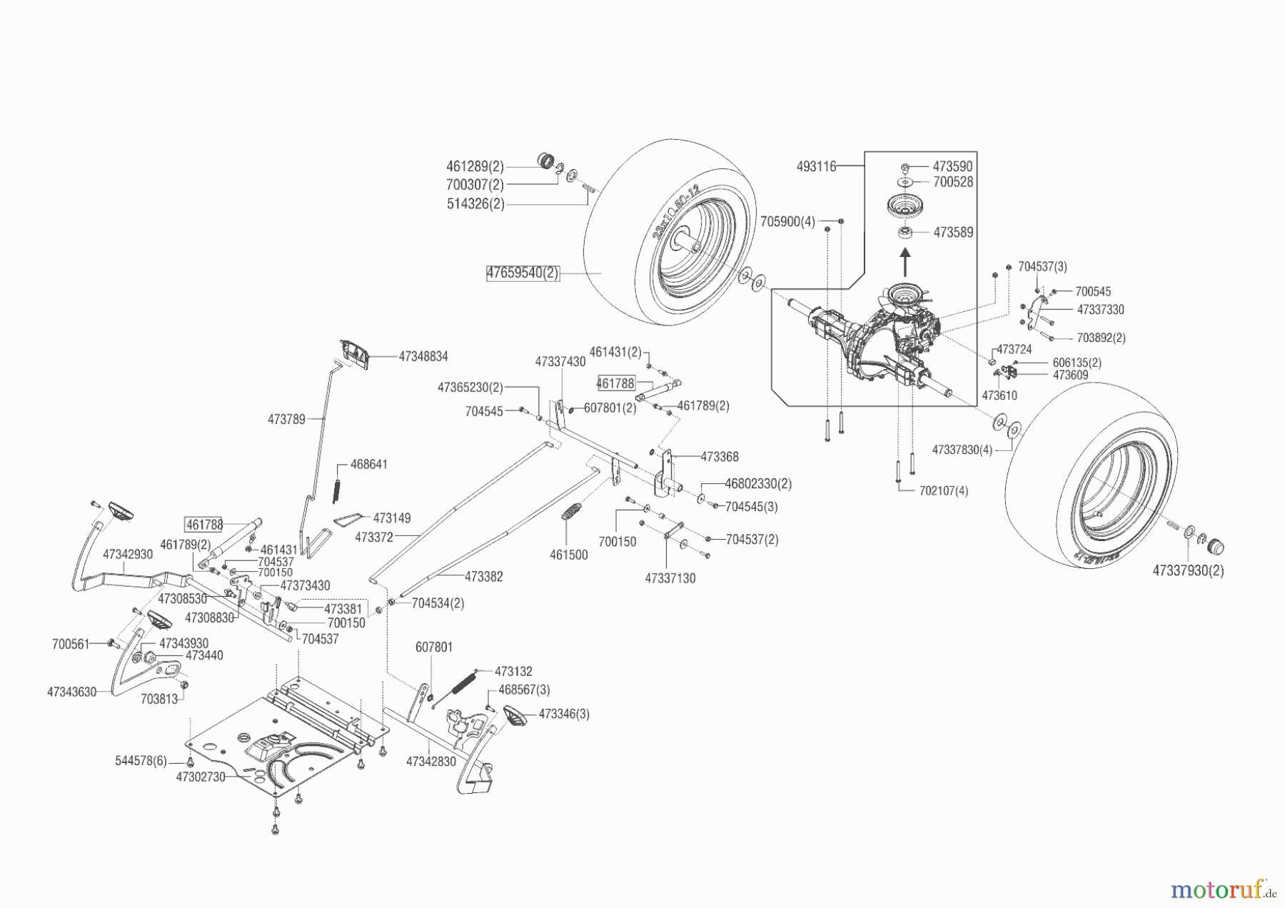  Powerline Gartentechnik Rasentraktor T20-105.4 HDE V2  ab 09/2016 Seite 4