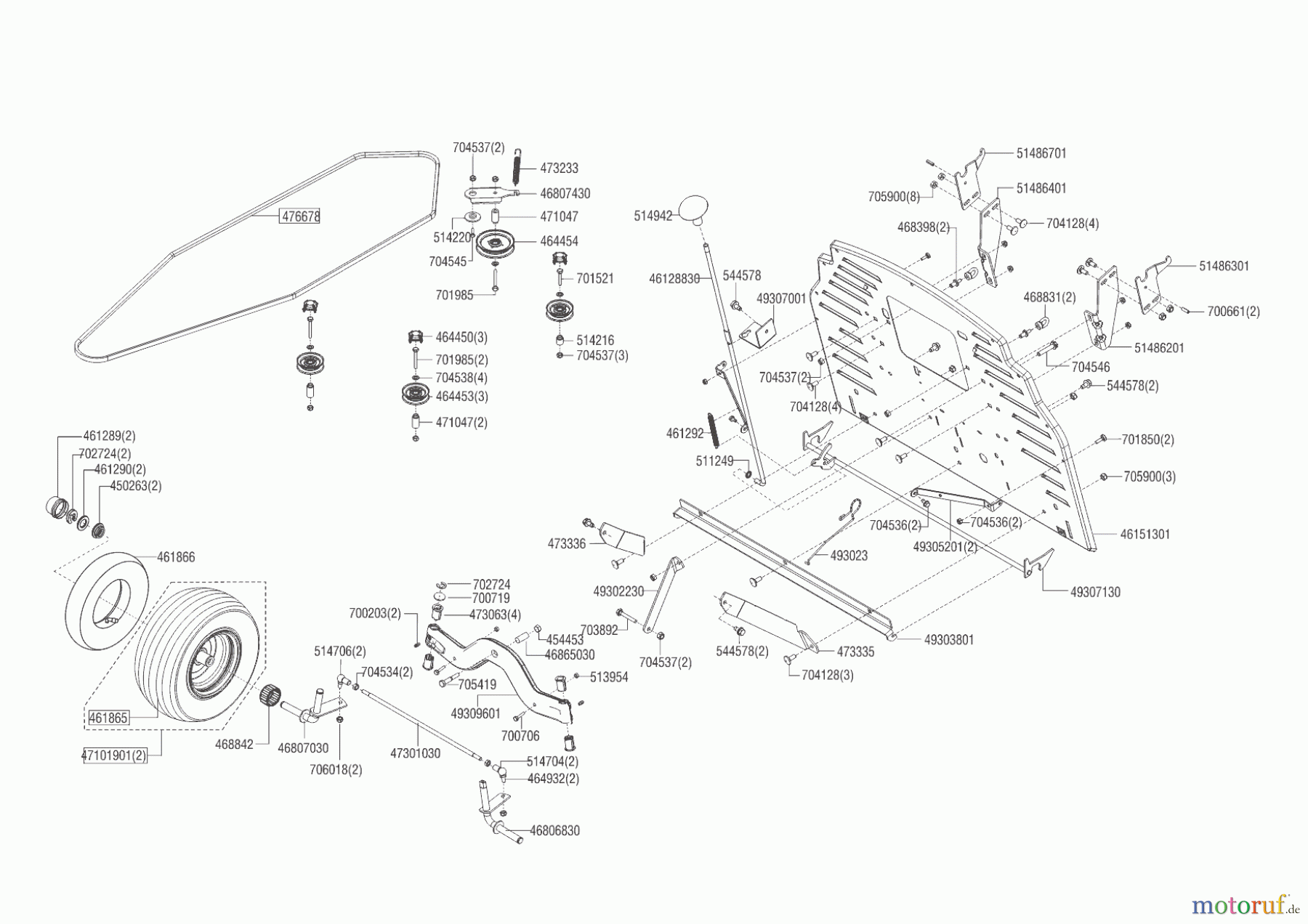Solo by AL-KO Gartentechnik Rasentraktor T16-103.7 HD V2 COMFORT 02/2019 - 04/2020 Seite 3