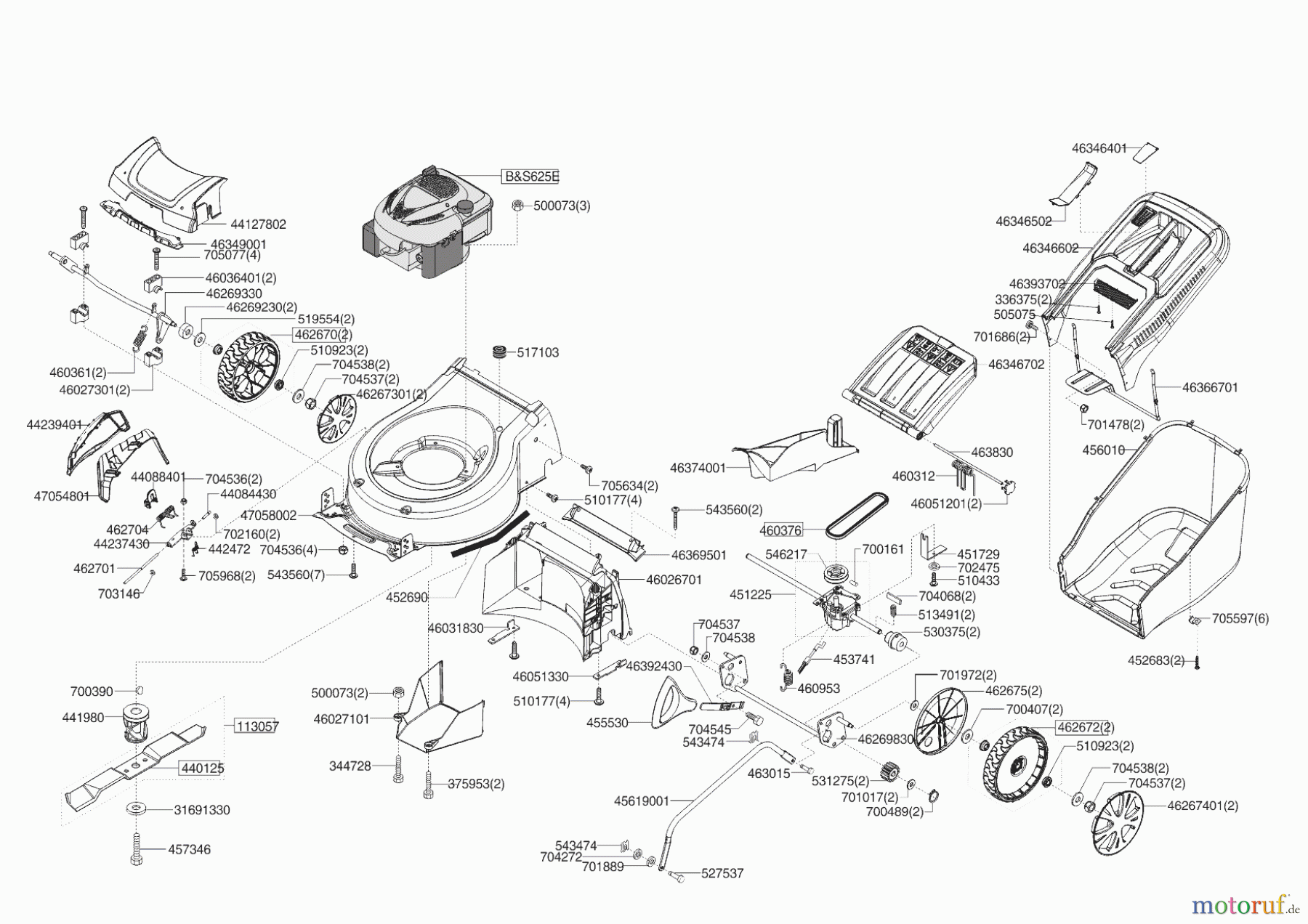Solo by AL-KO Gartentechnik Benzinrasenmäher 4755 SP ab 03/2019 Seite 1