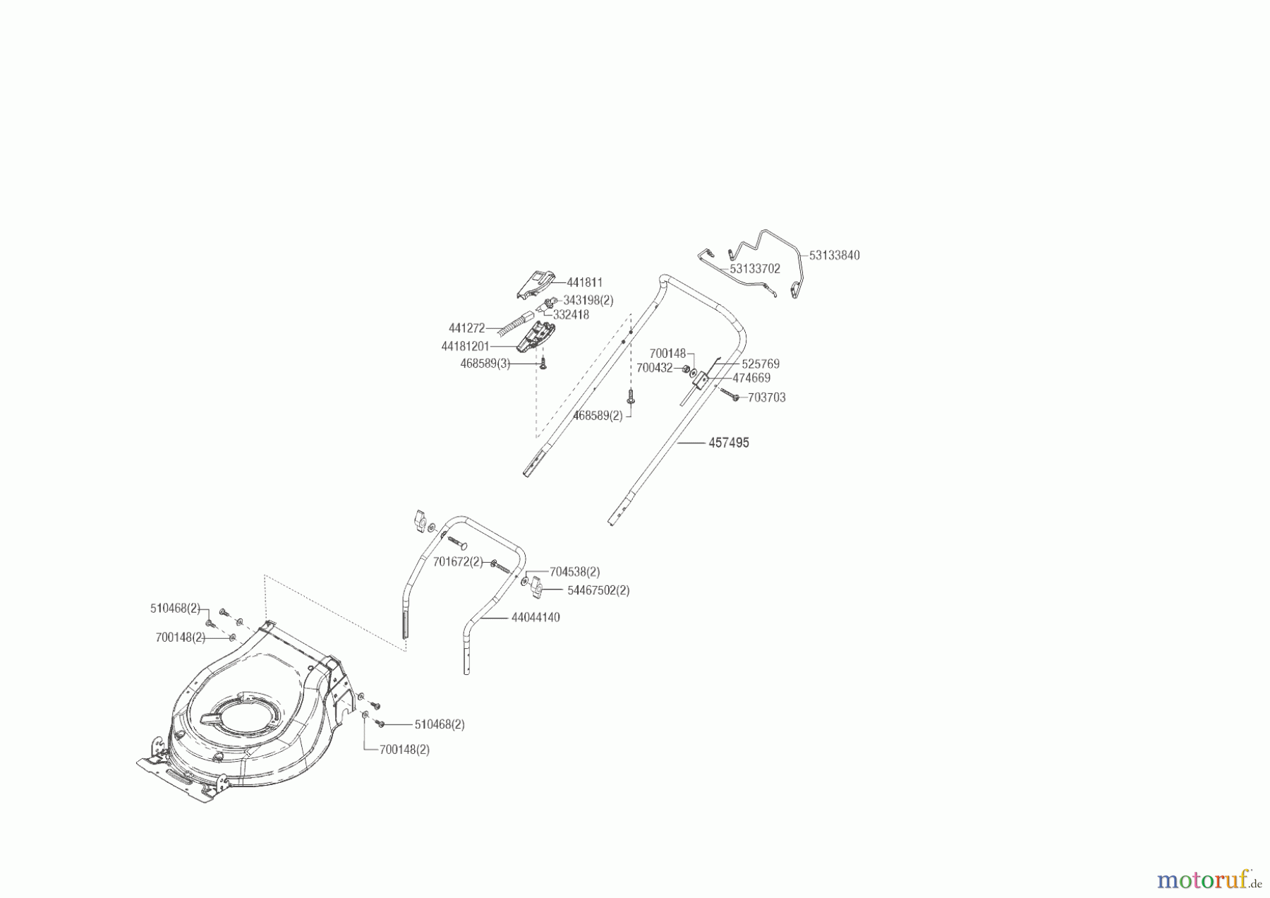 AL-KO Gartentechnik Benzinrasenmäher 46.8 SPI HIGHLINE ab 09/2021 Seite 2