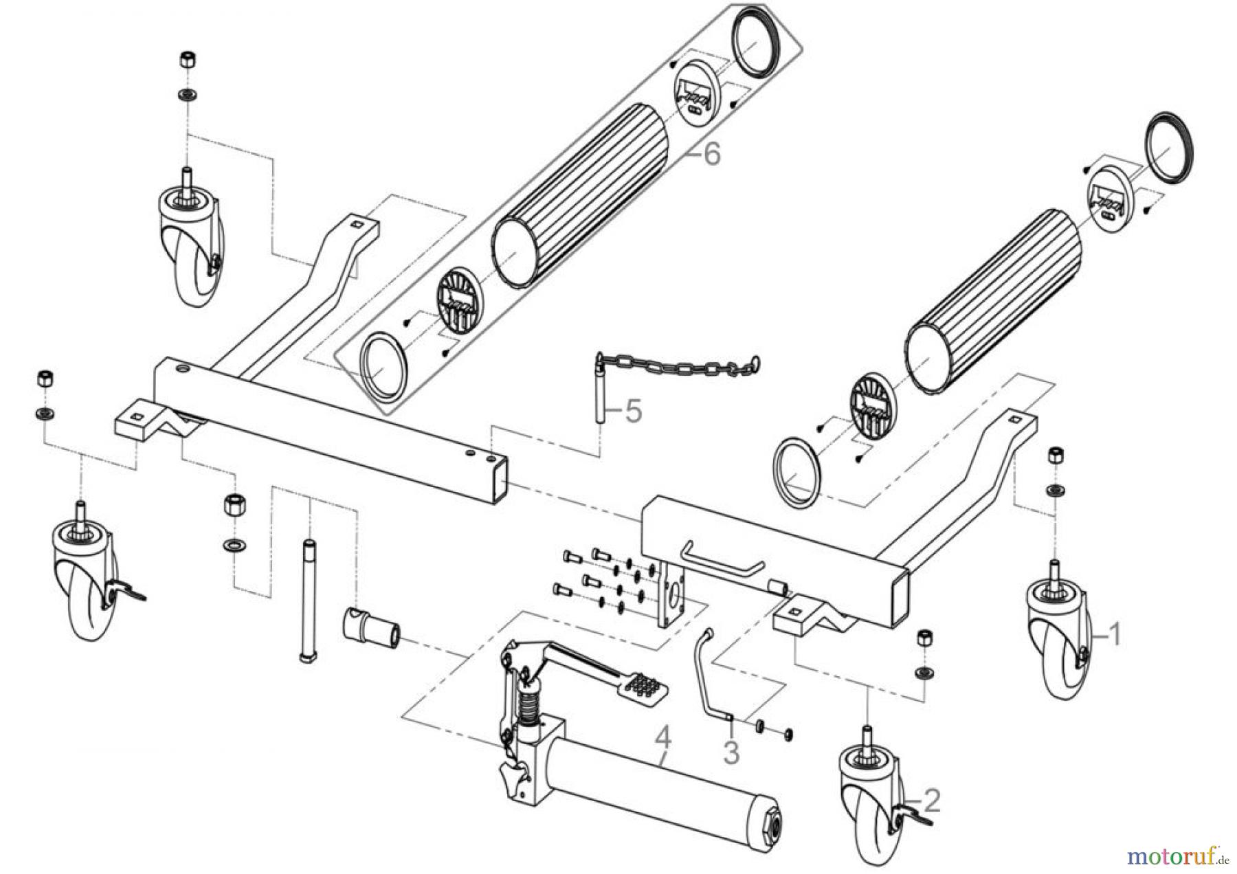 Güde Hebetechnik Rangierhilfen Rangierhilfe GHRH 680/300AL Art.Nr.: 18054 FSL18054-01 Seite 1