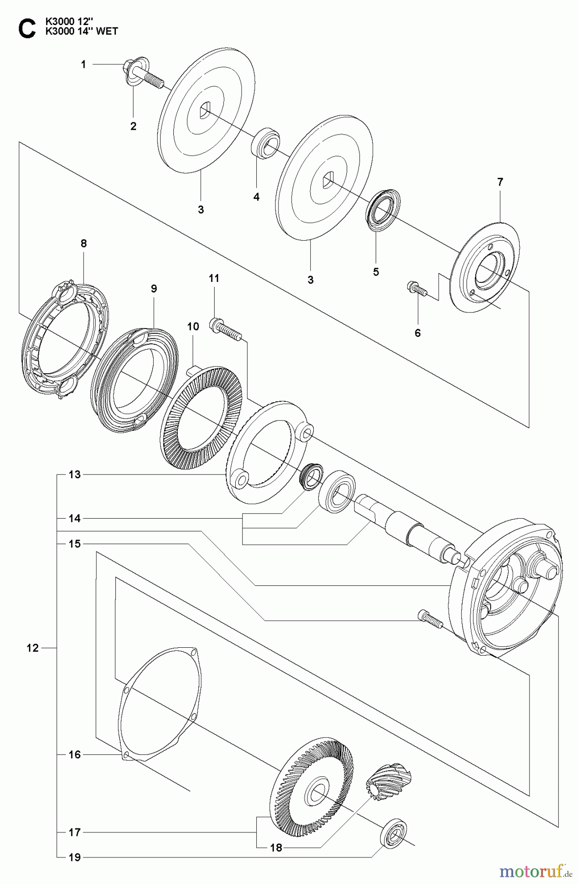  Trennschneider, Cut-Off K3000 WET, 2008-05 GEARS