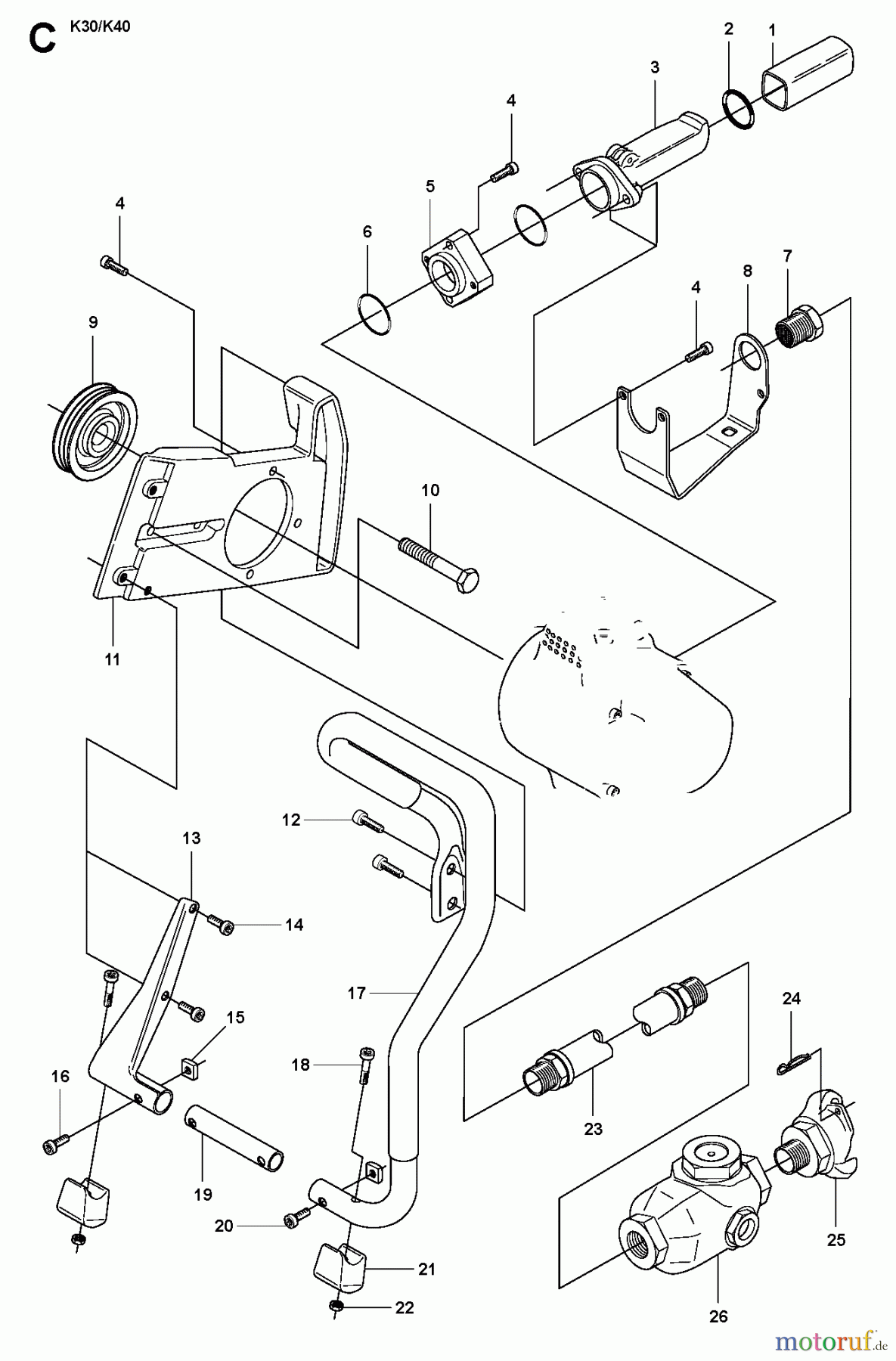 Trennschneider, Cut-Off K40, 2009-05 HANDLE
