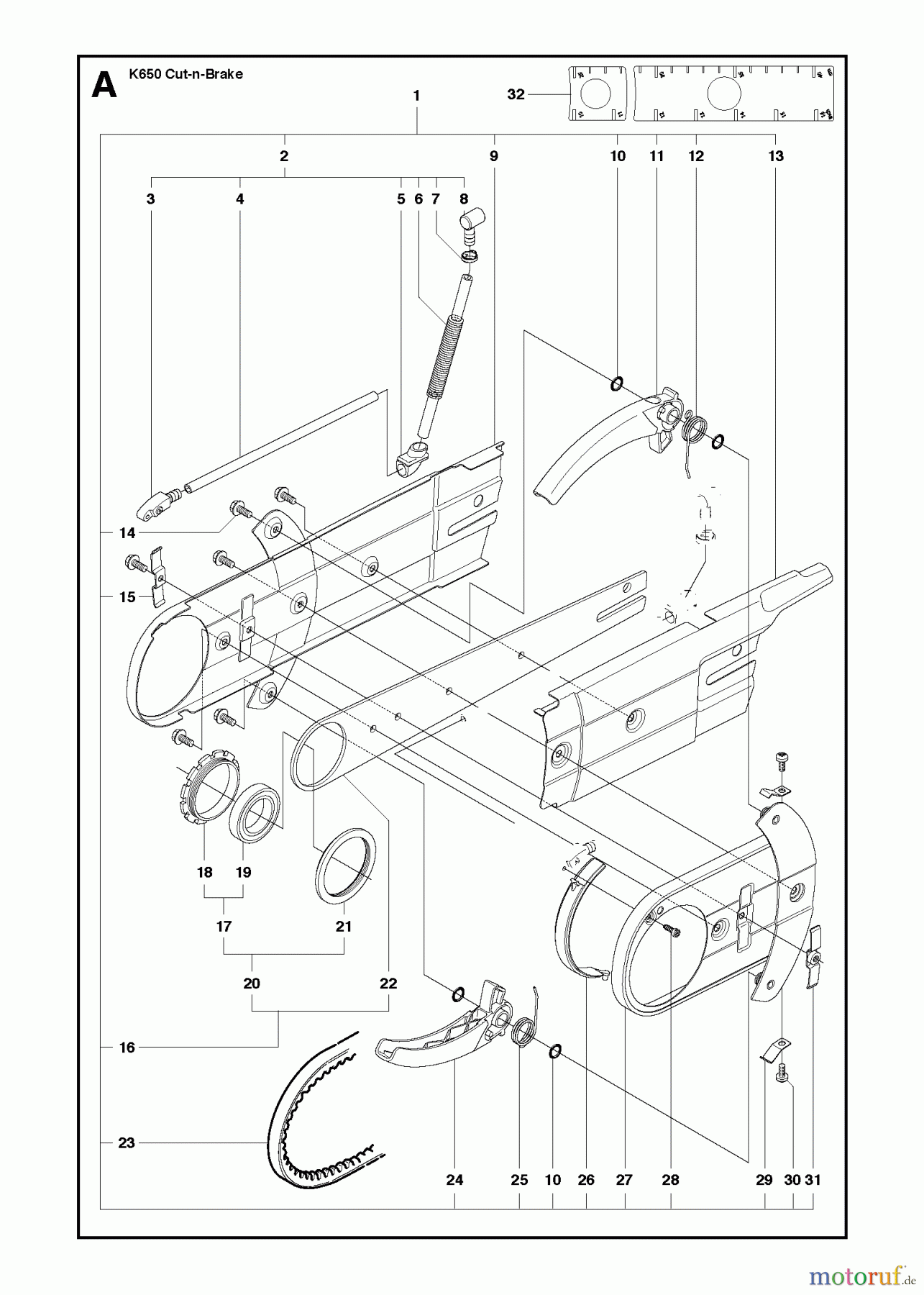  Trennschneider, Cut-Off K650 Cut-n-Break, 2007-01 CUTTER ARM